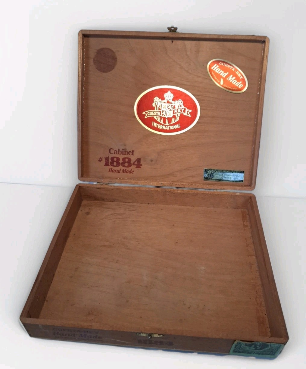 Vintage Cuesta-Rey International Cabinet #1884 Wooden Cigar Box Dominican