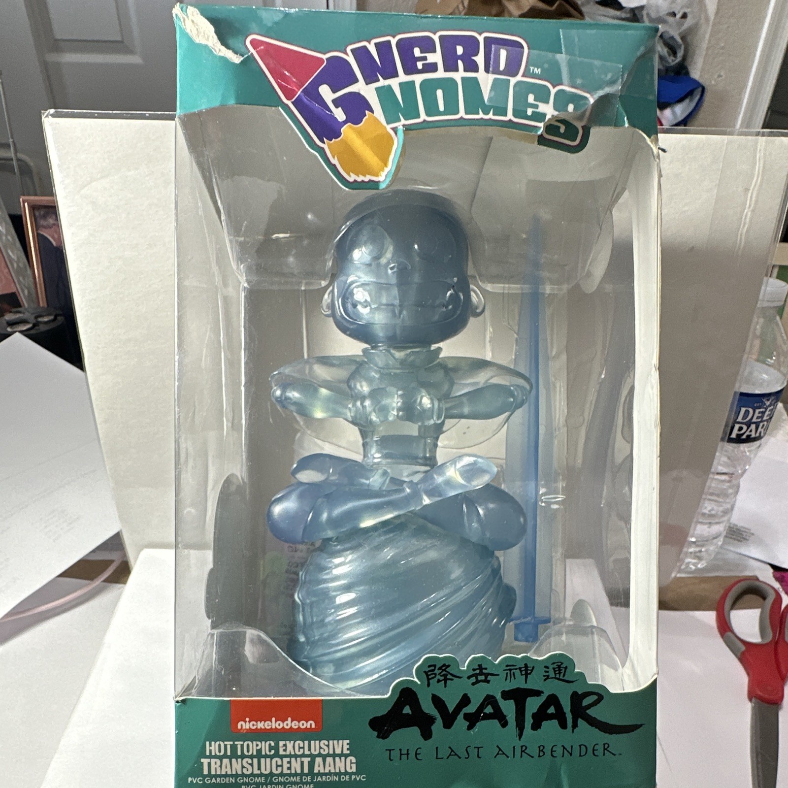 Nerd Nomes Aang Avatar Last Airbender Translucent PVC Figurine #11 BOX 📦 DAMAGE