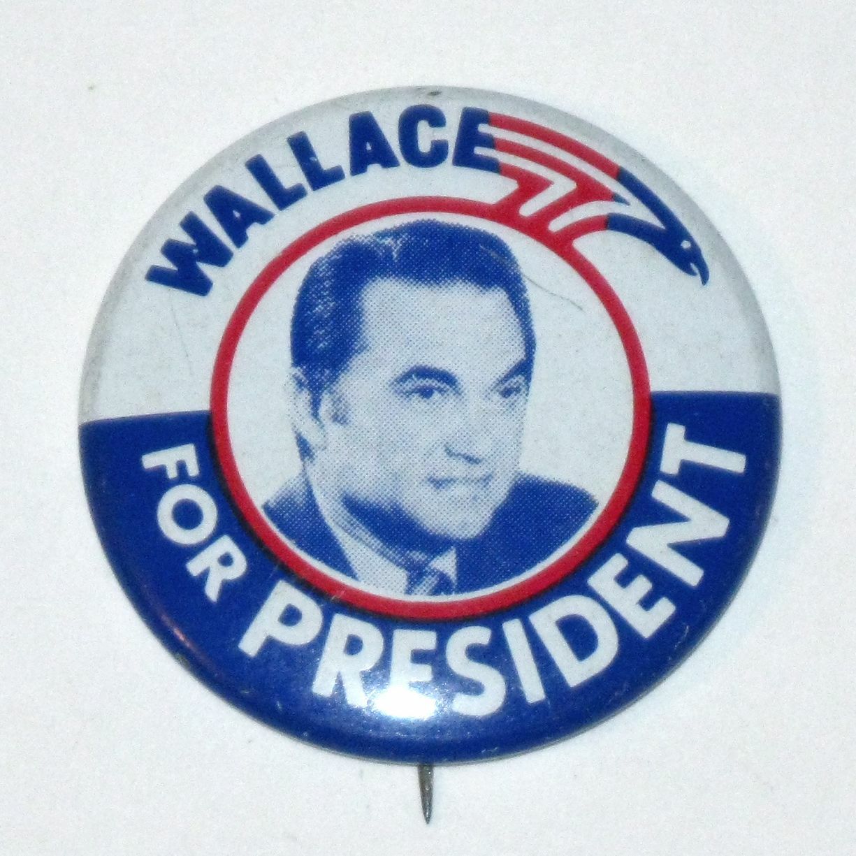 Vintage 1972 George WALLACE for PRESIDENT Button Pin US Presidential Campaign
