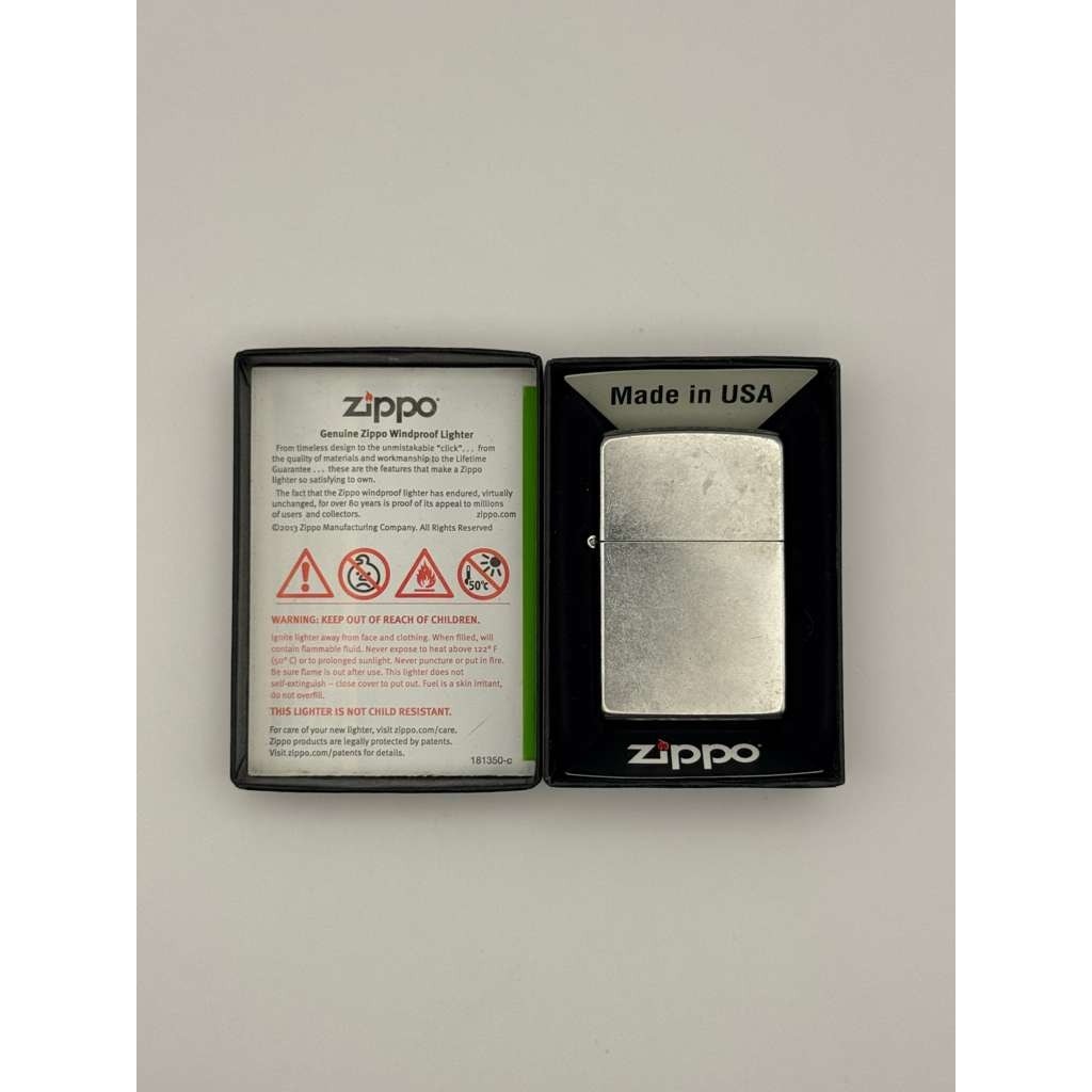 2013 Zippo 207 Regular Street Chrome Windproof Pocket Lighter Box New Old Stock 2013 Zippo 207 Regular Street Chrome Windproof Pocket Lighter Box New Old Stock