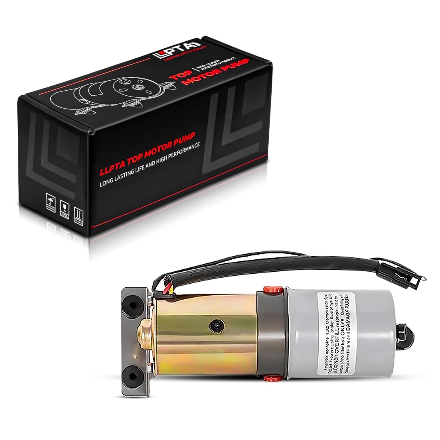 LLPTA New 1pc Convertible Top Hydraulic Roof Power Lift Pump & Motor Assembly...