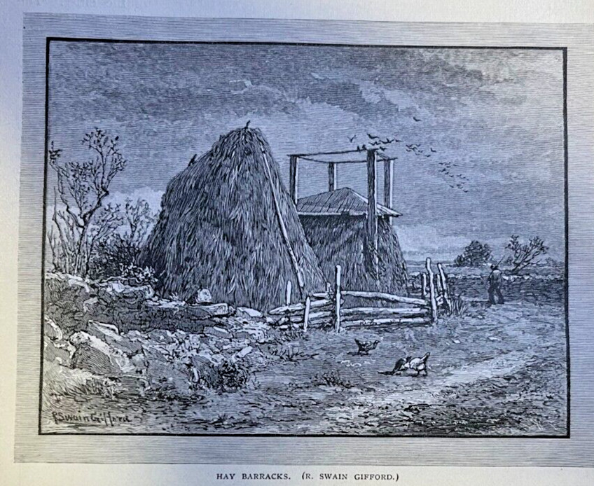 1878 New England Farm Life illustrated 1878 New England Farm Life illustrated