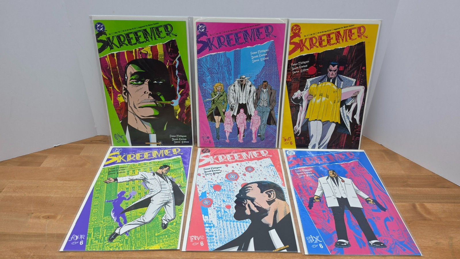 Skreemer #1-6 Complete Miniseries DC Comics 1989 Peter Milligan Brett Ewins
