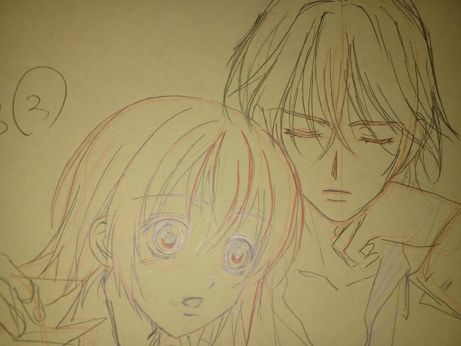 Vampire Knight Japan Anime Genga Cel Sketch Kaname Yuki