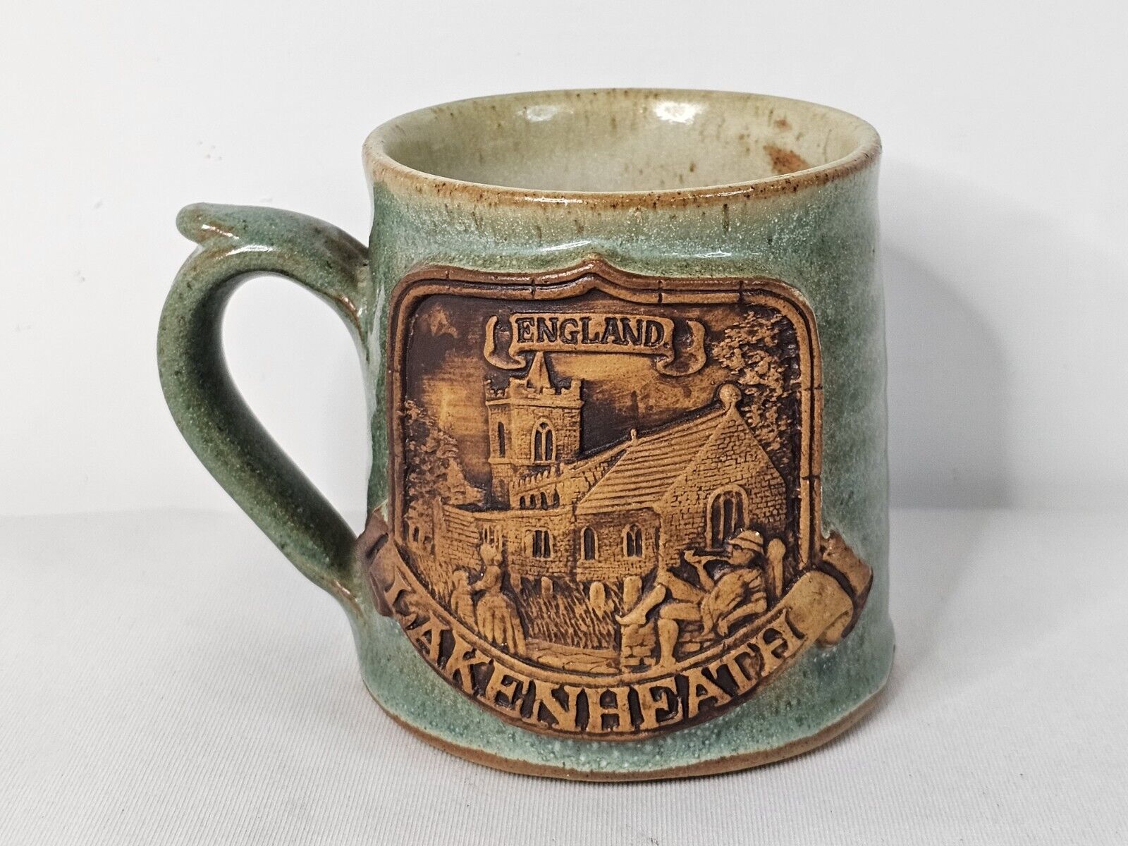 Lakenheath England Mug Stonebridge Pottery Stoneware Cup British 1 Pint Tankard