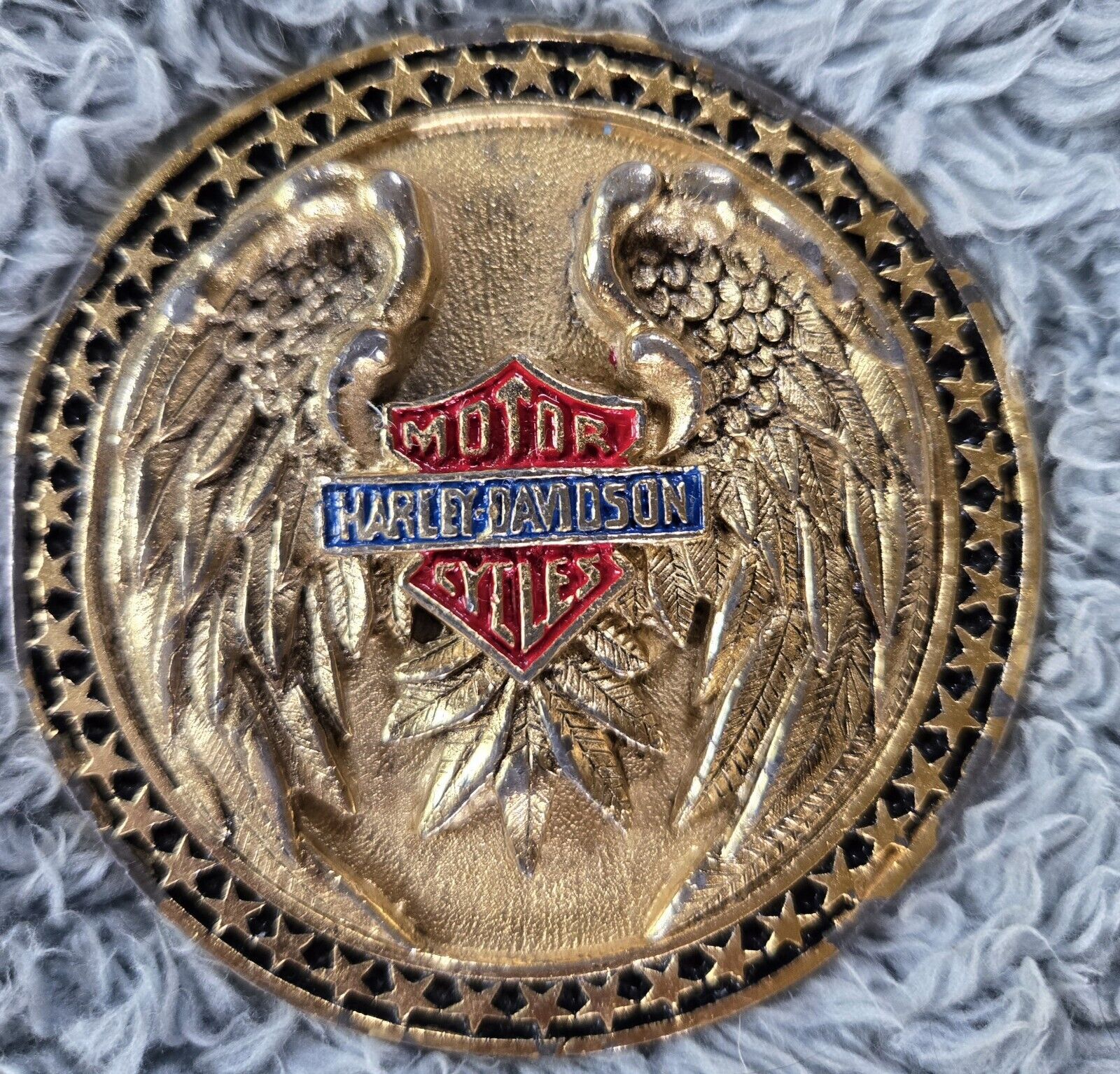 Harley Davidson belt buckle Logo with Wings
