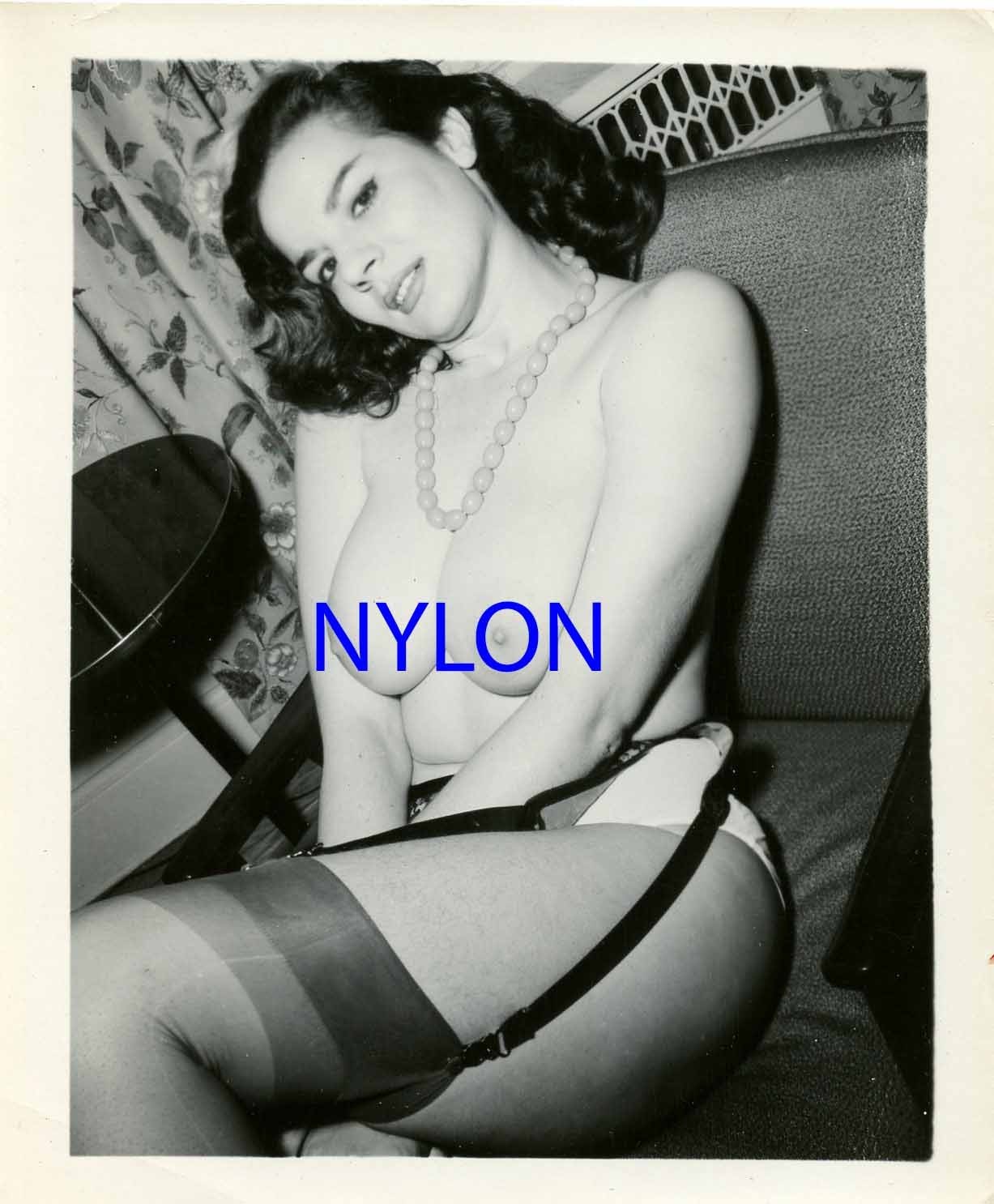 RARE 4 x 5 PHOTOGRAPH OF MODEL ANITA VENTURA
