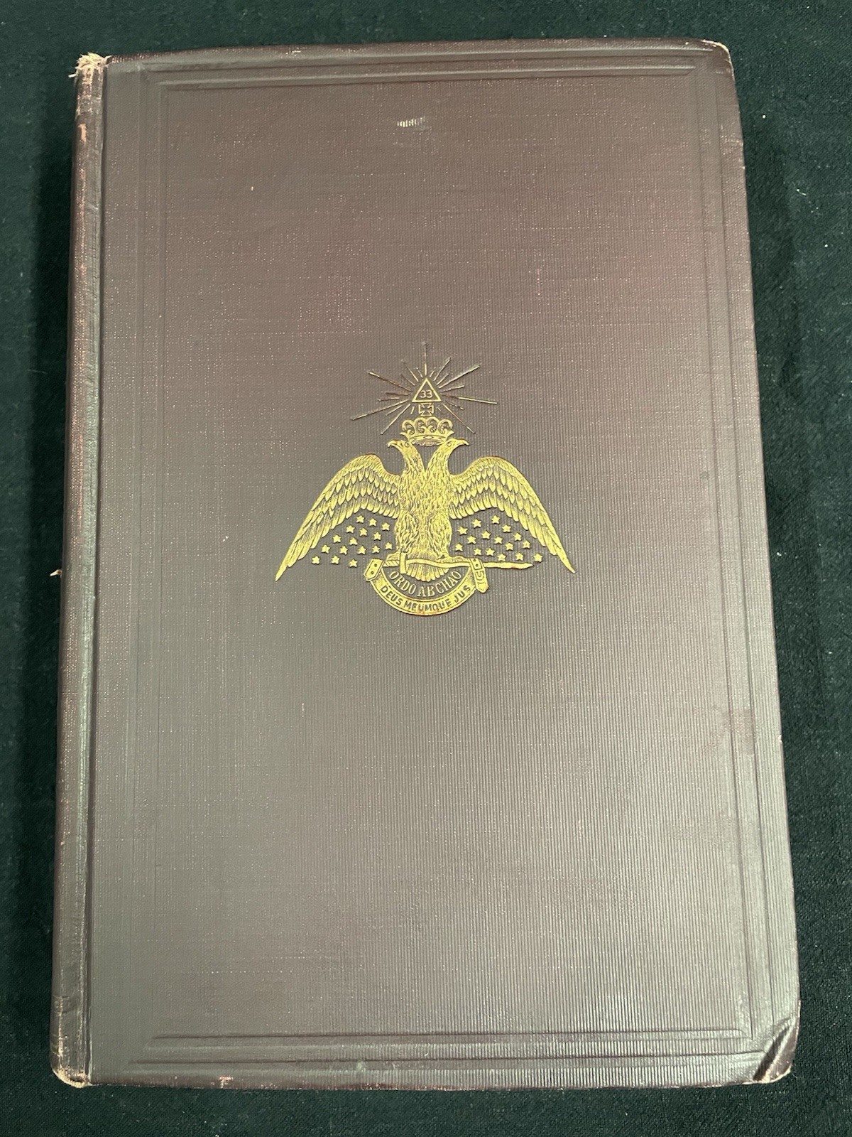 1913 Morals and Dogma Albert Pike Freemasonry Scottish Rite Masonic Antique