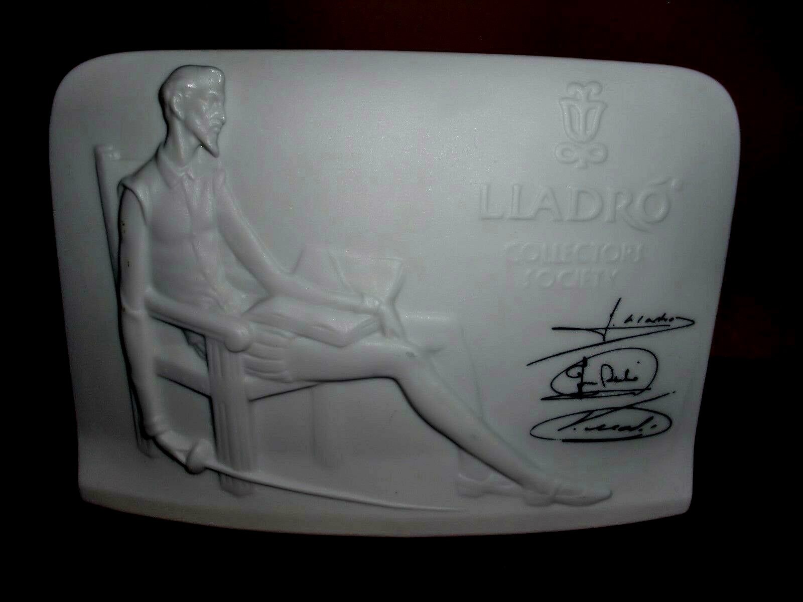 LLARDO~COLLECTORS SOCIETY PLATE~HAND MADE IN SPAIN~OAISA~1985~H-2D~SIGNED~MINT~