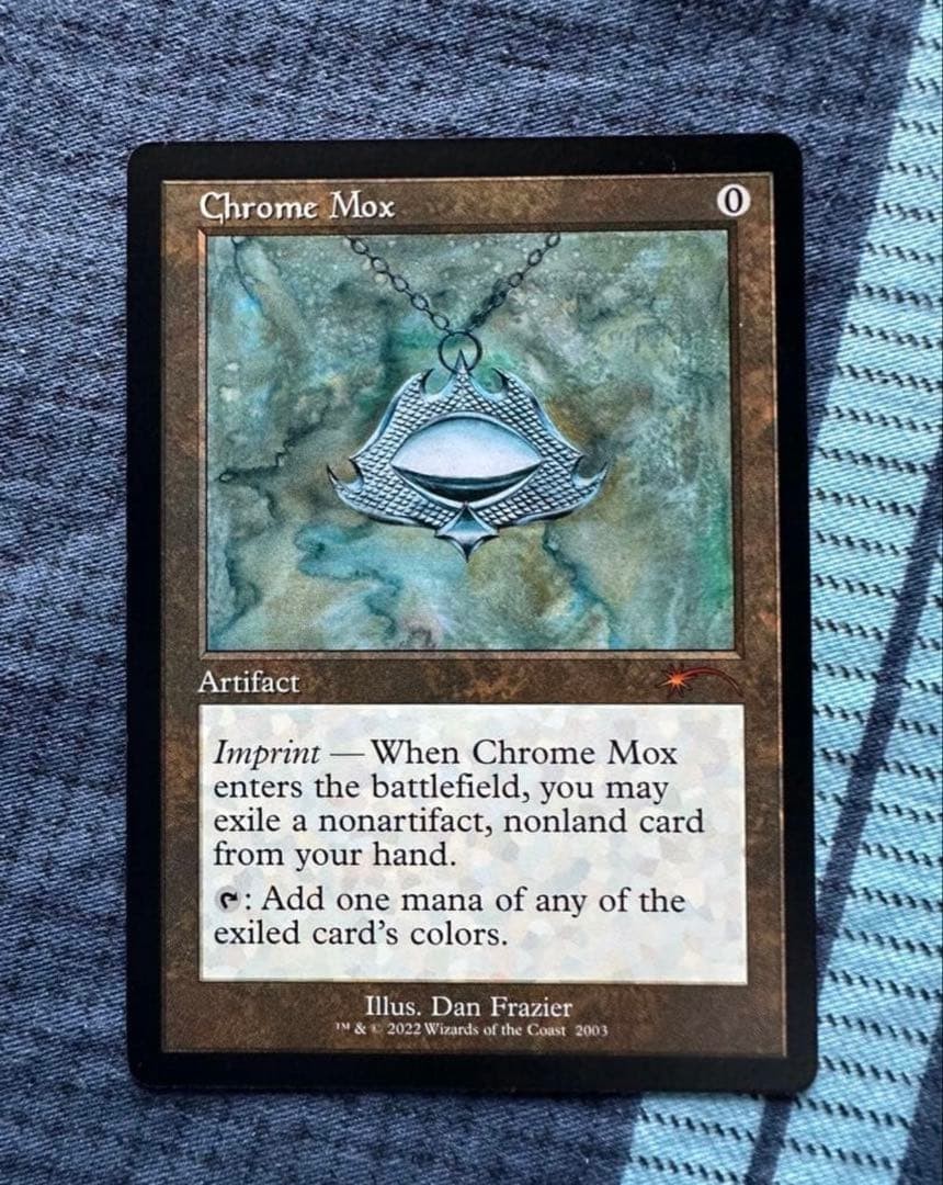 Metal Mox/Chrome Mox old frame Secret lair 30th #6ae919