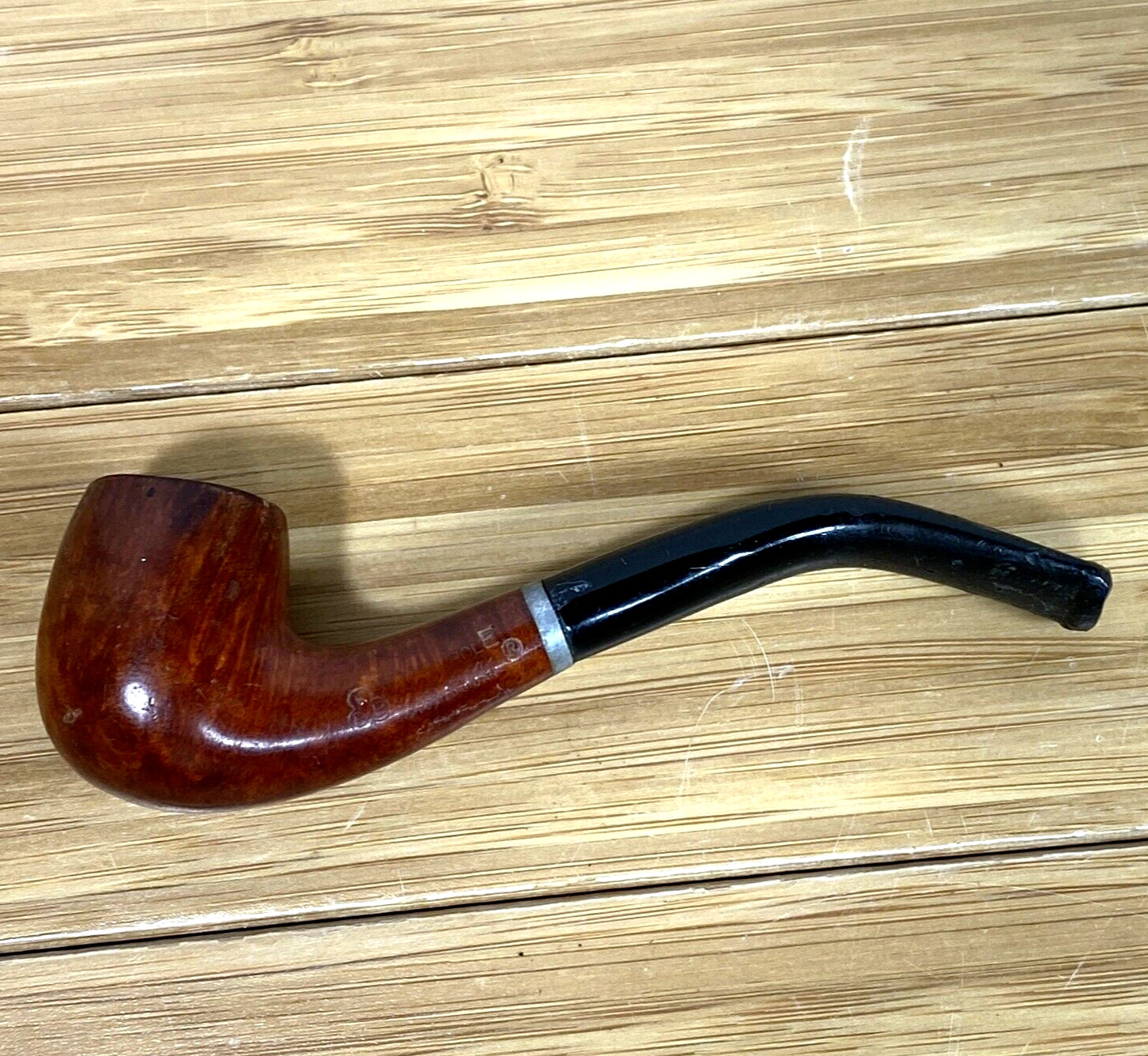 Pipe KBB Yello-Bole Small Pocket Bent Billiard Briar Tobacco Estate 1930\'s