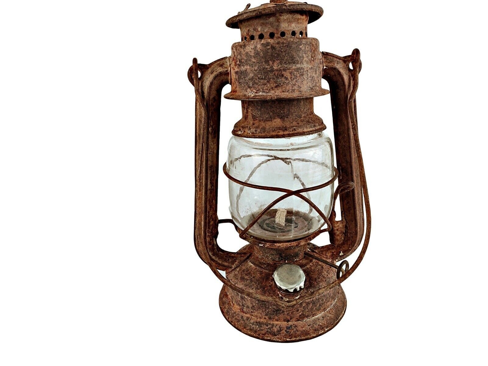 Vintage German Feuerhand Kerosene Lantern # No. 275: Rustic Oil Lamp