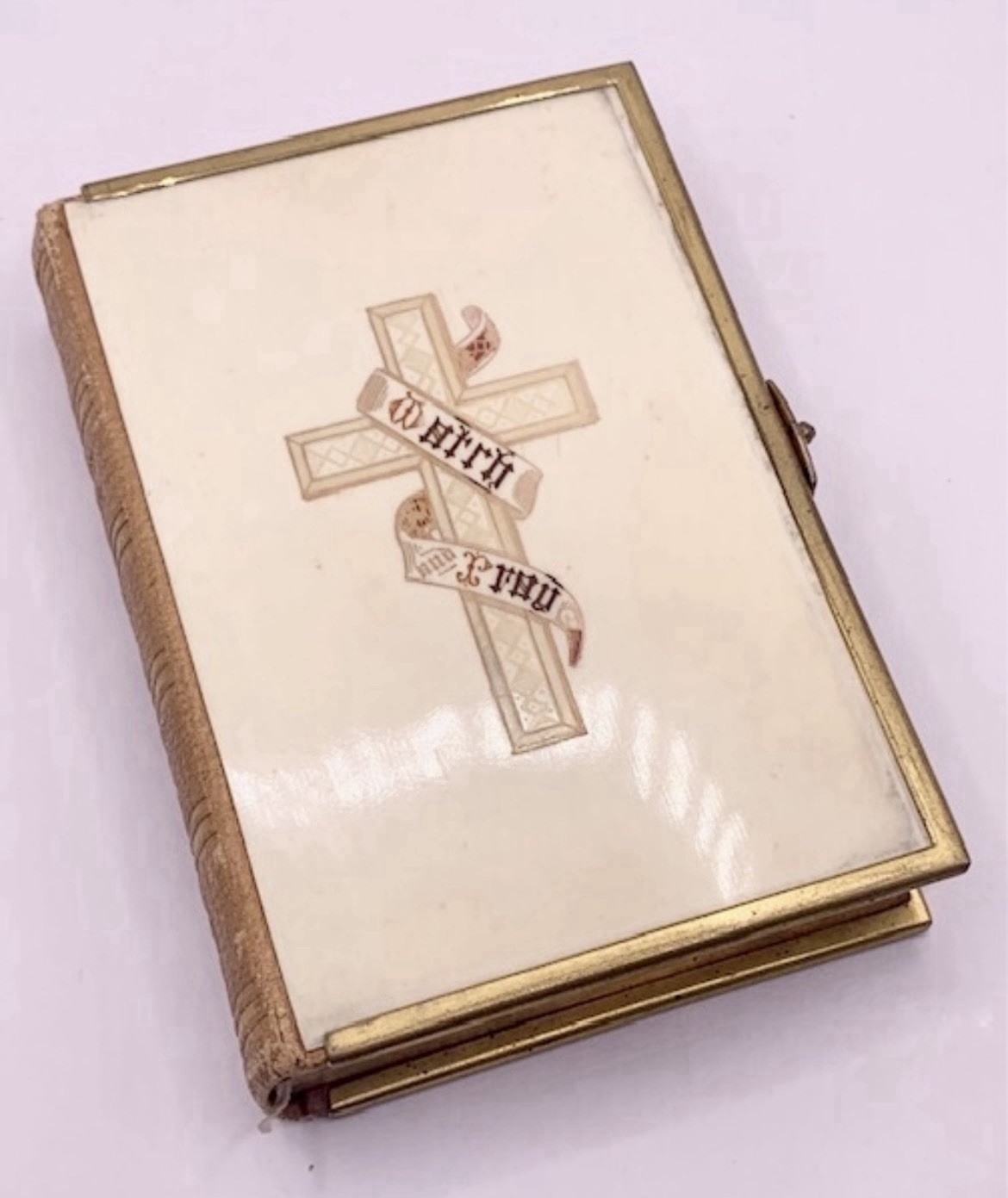 Antique 1870 Religious Common Prayer Bible Book Dedicated To Civil War Soldier