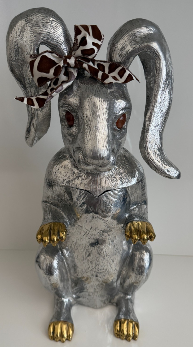 Vintage 1986 ARTHUR COURT Cast Aluminum & Brass 19 Vintage 1986 ARTHUR COURT Cast Aluminum & Brass 19
