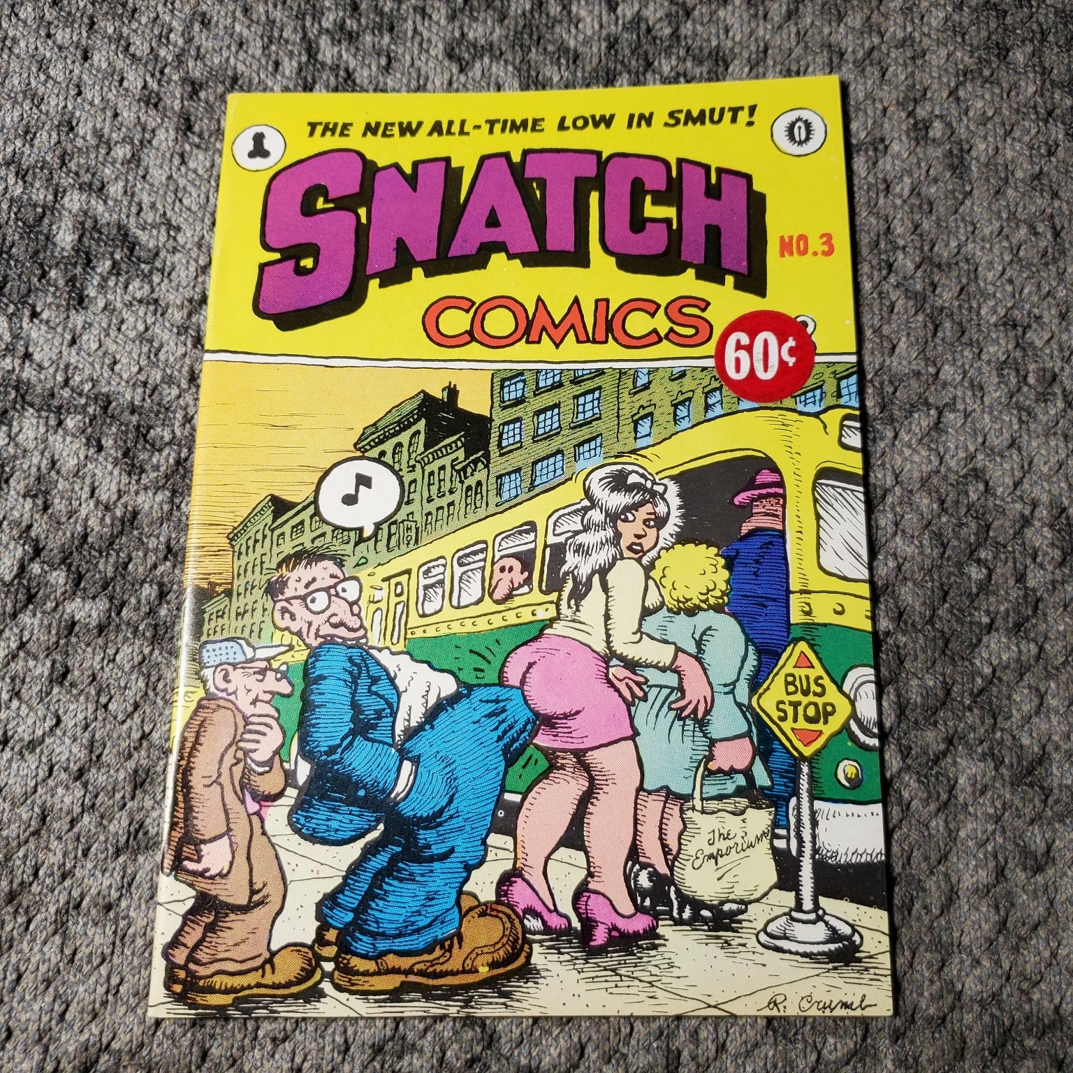 Snatch Comics #3 R. Crumb Underground 1969 Comic