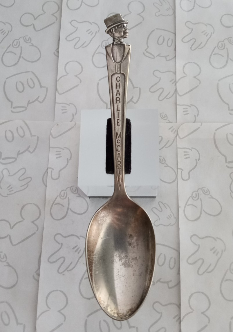 Charlie McCarthy Silver Plate Spoon Silverplate Duchess Vintage