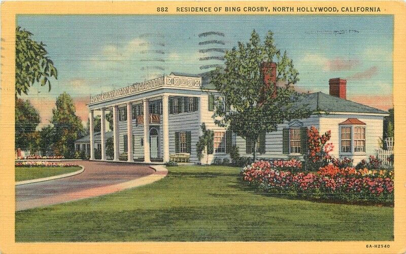 1950s California Westwood Village autos Western Teich Postcard 22-11744