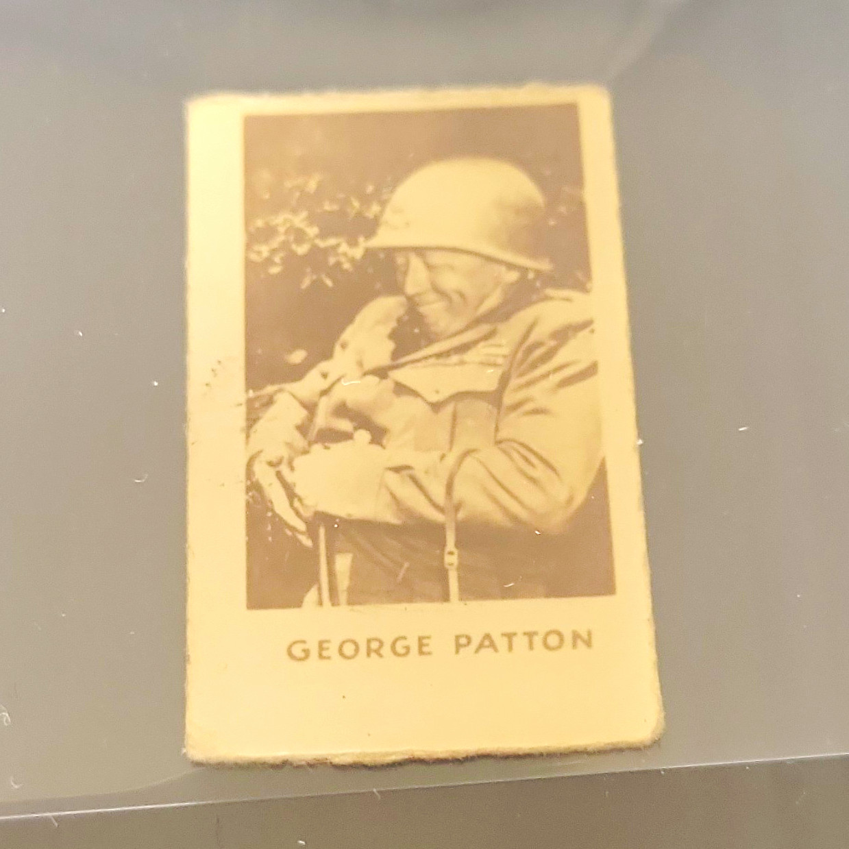 American Military Leaders George Patton #3 Non-Sport Trading Card Tobacco Size American Military Leaders George Patton #3 Non-Sport Trading Card Tobacco Size