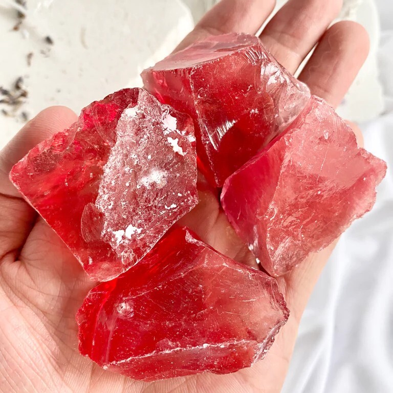 3Pcs Raw Large Cherry Quartz Rough Crystal Reiki Mineral Rocks Chunks Specimens 3Pcs Raw Large Cherry Quartz Rough Crystal Reiki Mineral Rocks Chunks Specimens