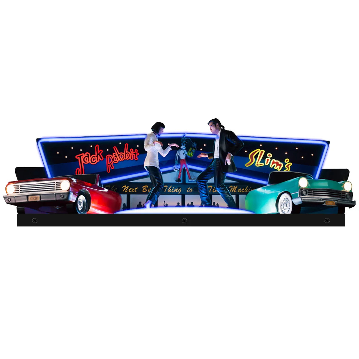Pulp Fiction Pinball Topper  Acrylic Led RGB Topper for Pinball Machine