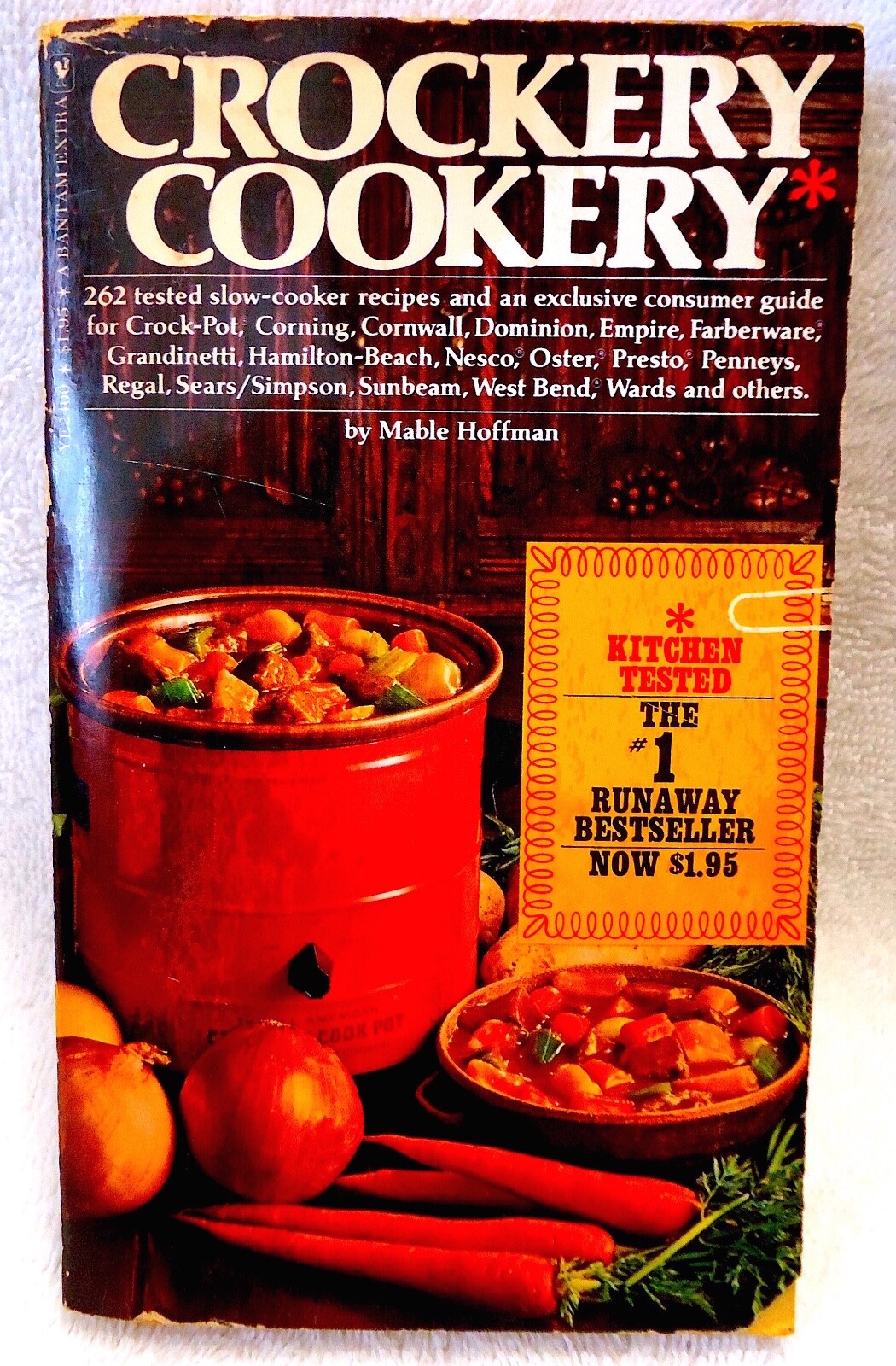 Vintage📙Crockery Cookery CrockPot Cookbook Farmhouse Kitchen Shabby Chic Cuisin
