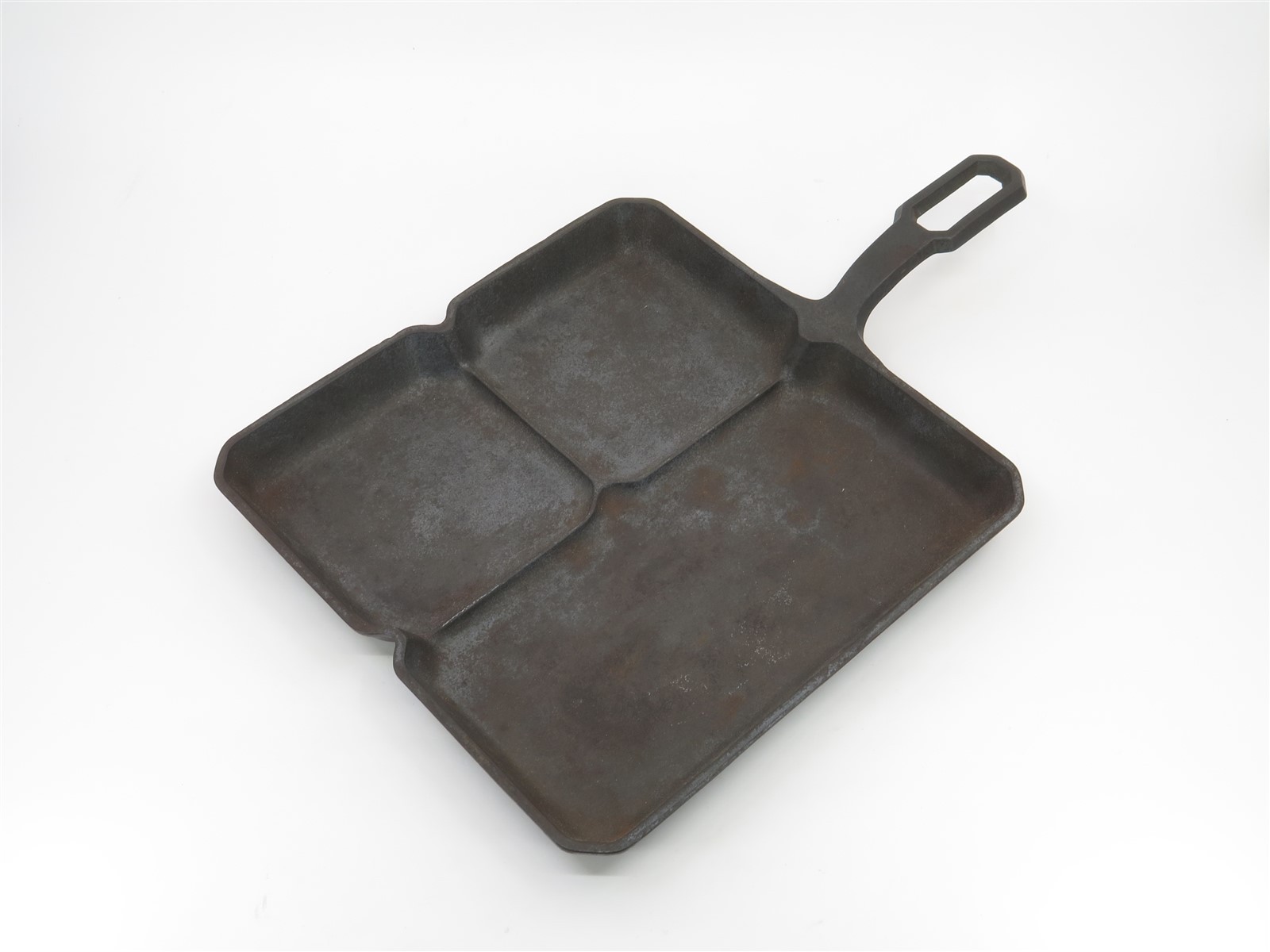 Griswold Colonial Breakfast Skillet Cast Iron 3 Part Pan #666 Erie, PA