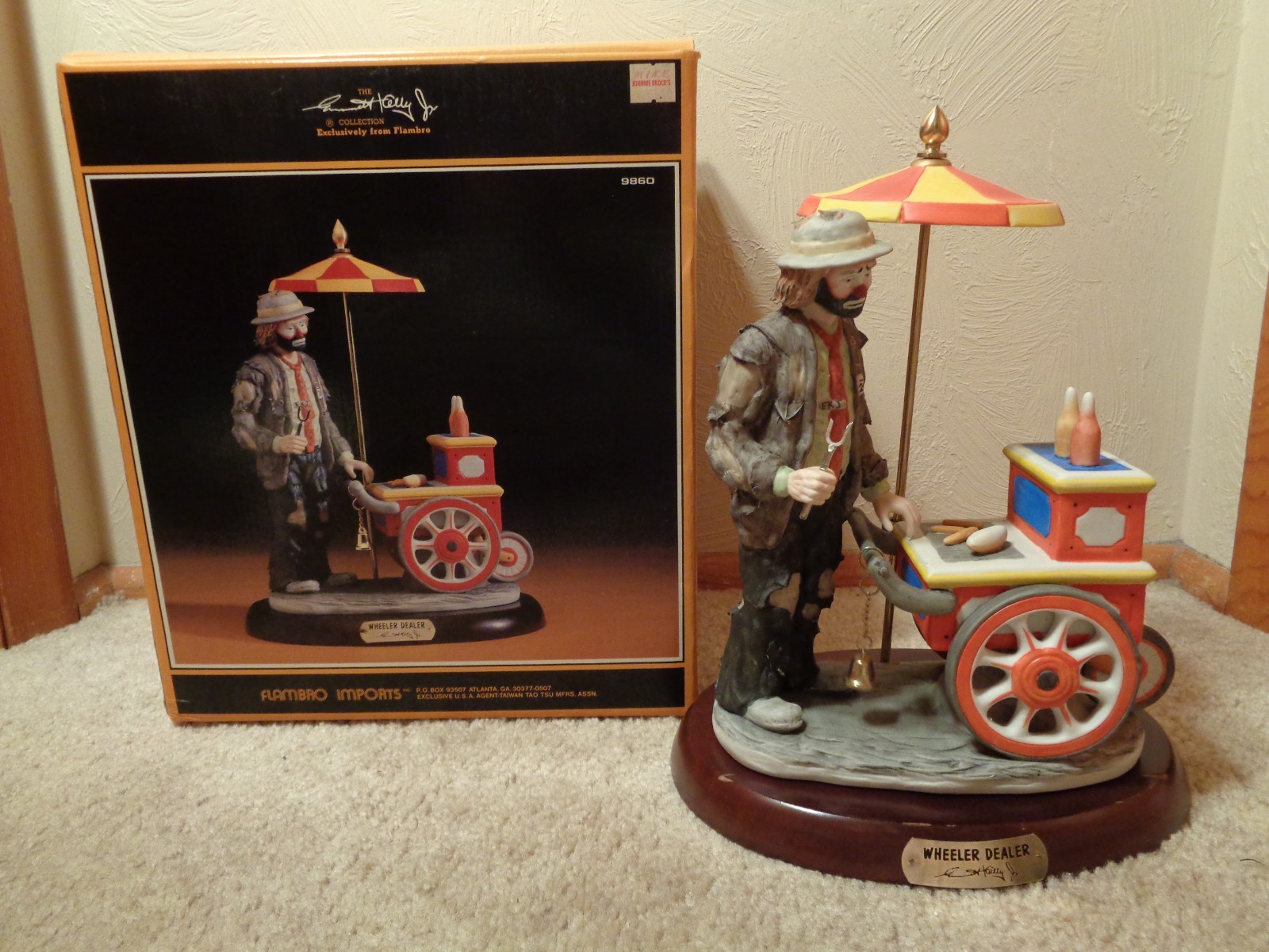 NIB Emmett Kelly Jr Figurine \