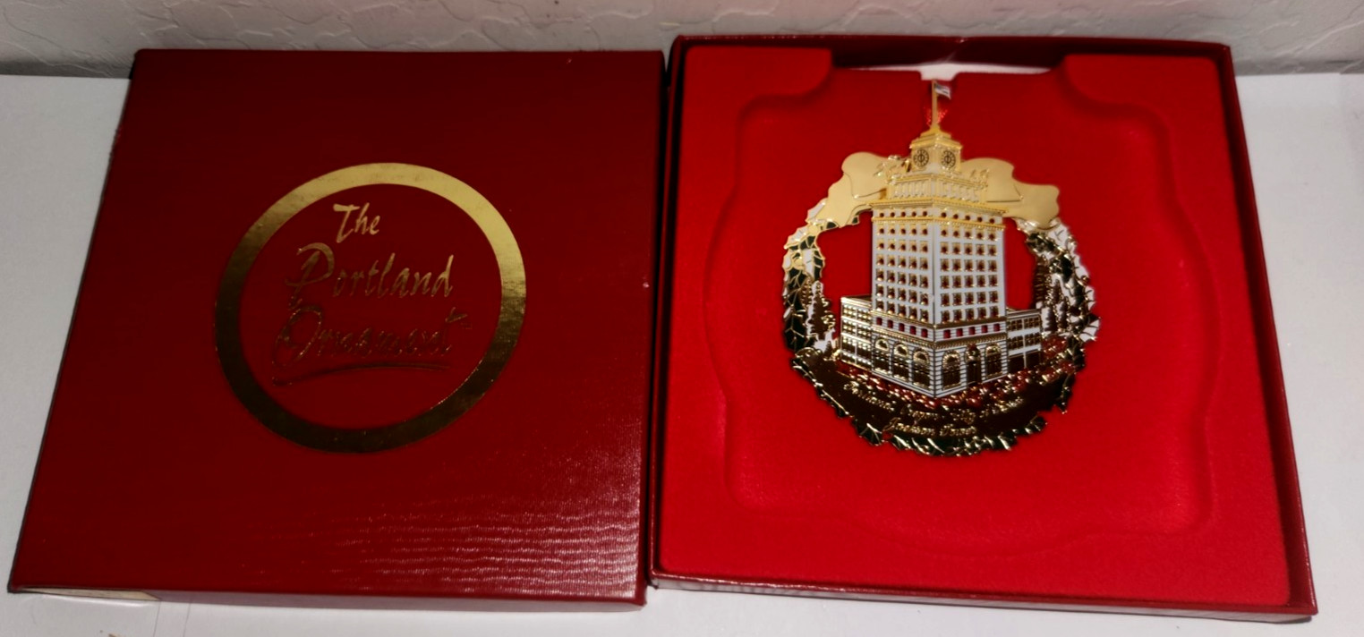The Portland Jackson Tower Ornament 24K Gold Finish 2010