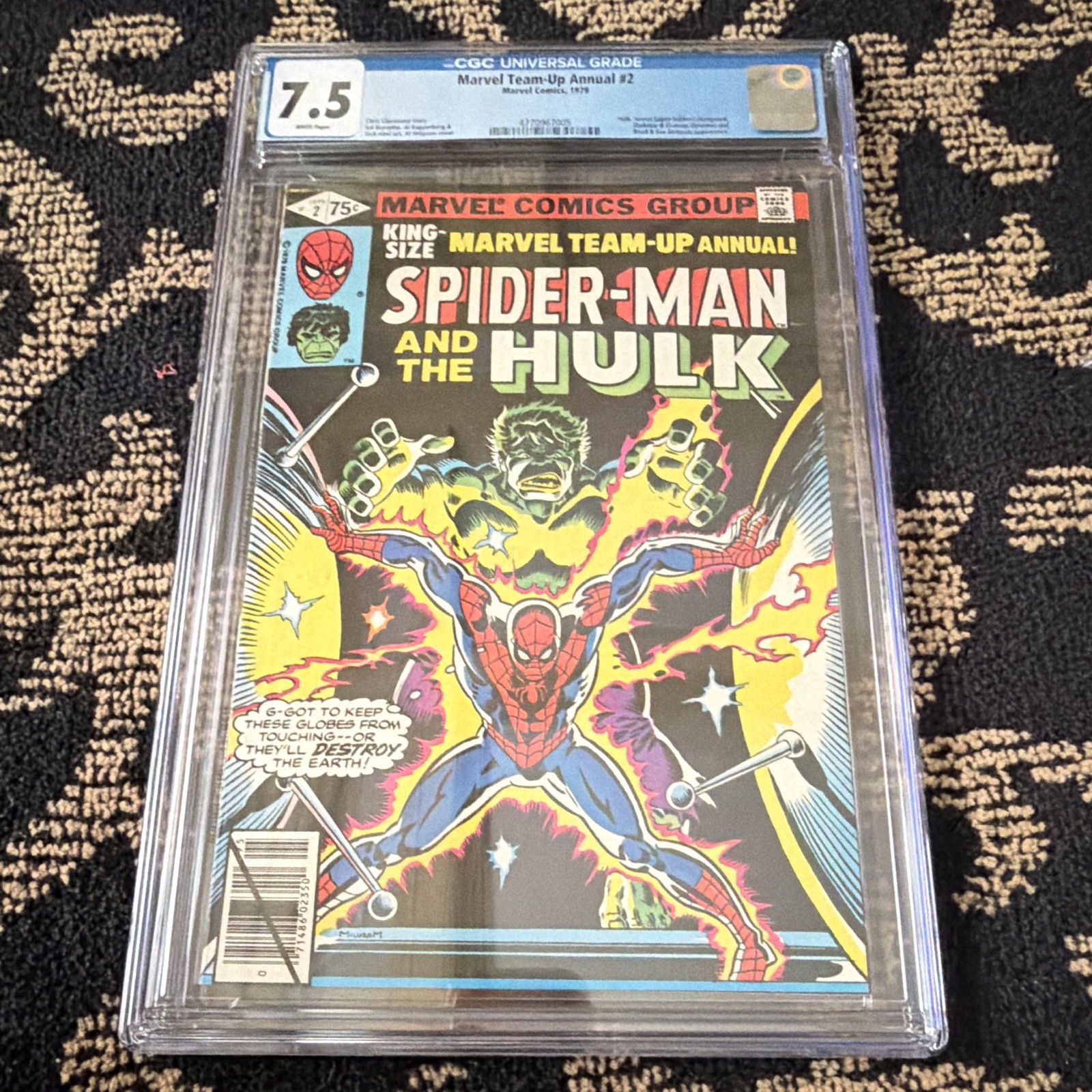 Marvel Comics Marvel Team-Up Annual #2 CGC 7.5 (1976) Spider-Man Hulk Marvel Comics Marvel Team-Up Annual #2 CGC 7.5 (1976) Spider-Man Hulk