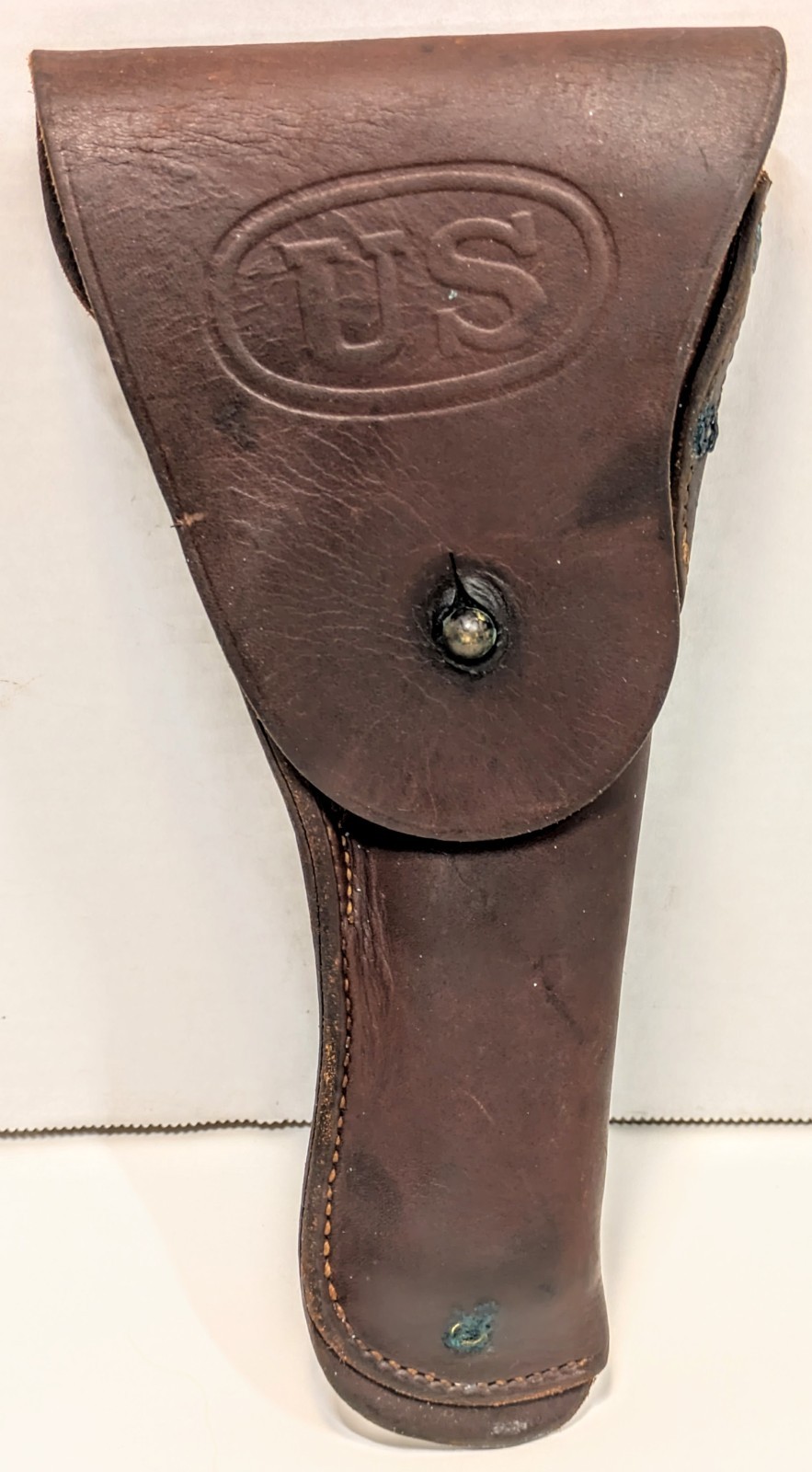 Vintage 1942 WWII US M1916 Colt M1911 A Leather Pistol Holster Rare B.T. Crump