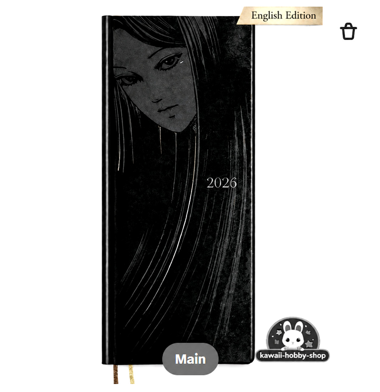 Hobonichi Techo 2026 Weeks English Edition Junji Ito Tomie Haunting Beauty Jan