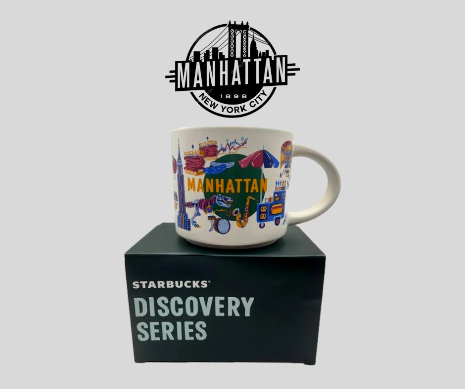 Starbucks New York City Coffee Mug Discovery The Boroughs Series Manhattan NYC Starbucks New York City Coffee Mug Discovery The Boroughs Series Manhattan NYC