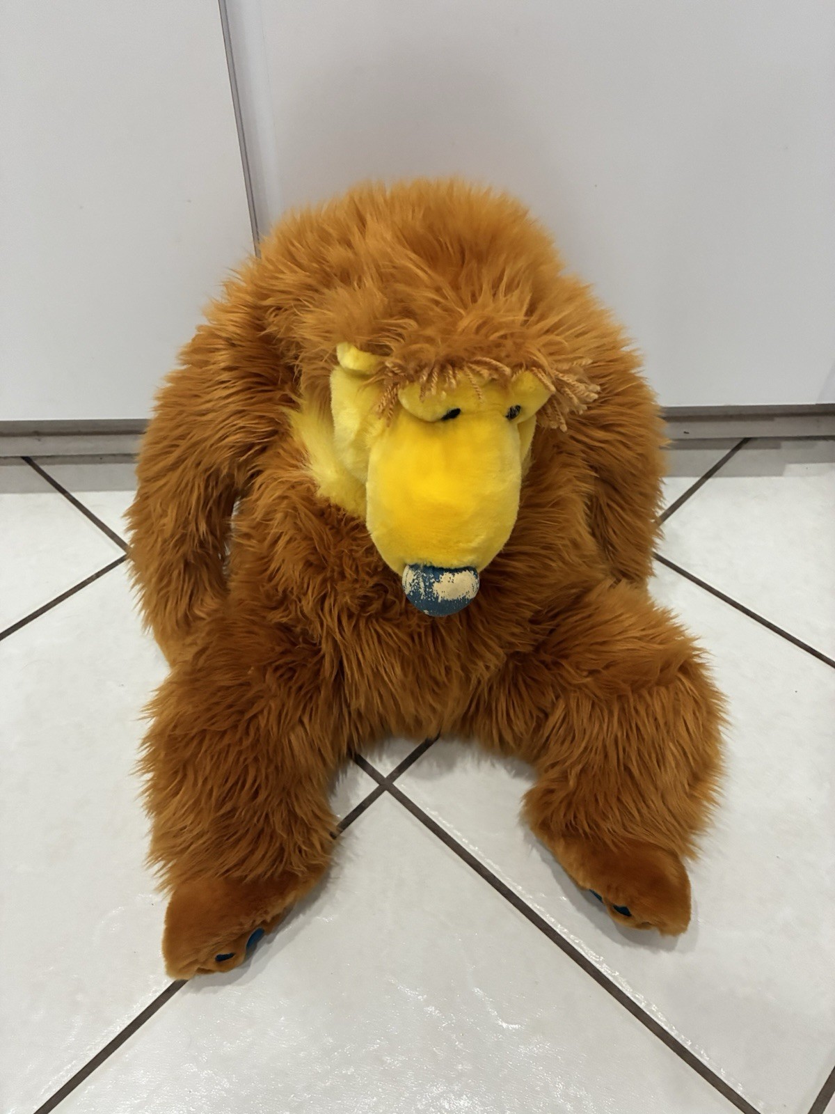 NOSE WEAR - Vintage Disney Bear In The Big Blue House Henson Plush -Disney World