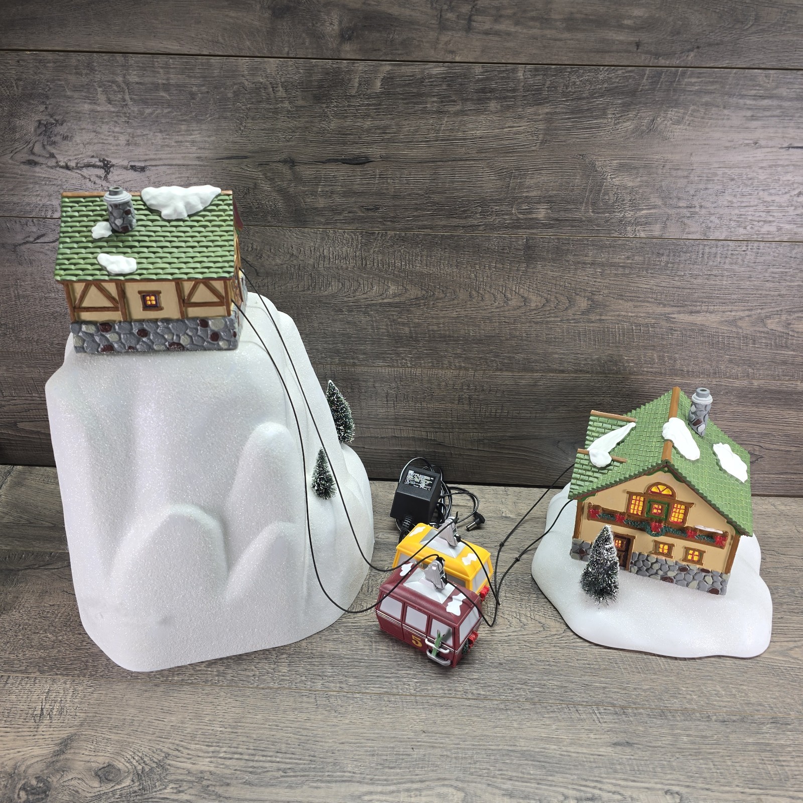 Department 56 Ski Mountain Village Working Gondola - Tested Working - SEE VIDEO