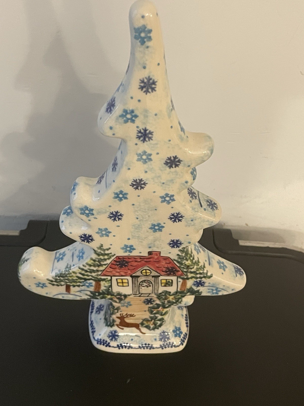 New Authentic Polish Pottery Christmas Tree