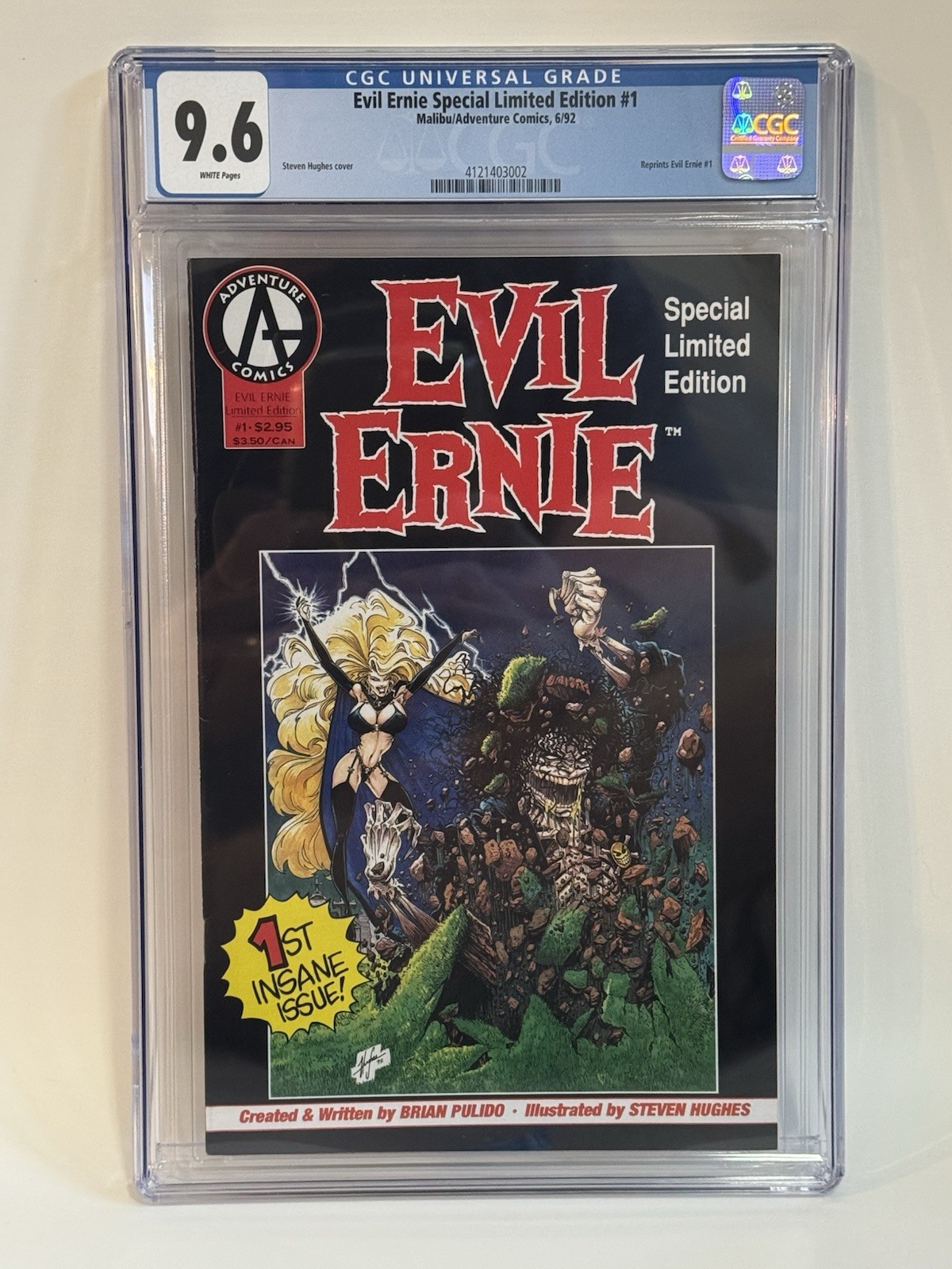 Evil Ernie Special Limited Edition #1 CGC 9.6 - Reprints Evil Ernie #1 Evil Ernie Special Limited Edition #1 CGC 9.6 - Reprints Evil Ernie #1