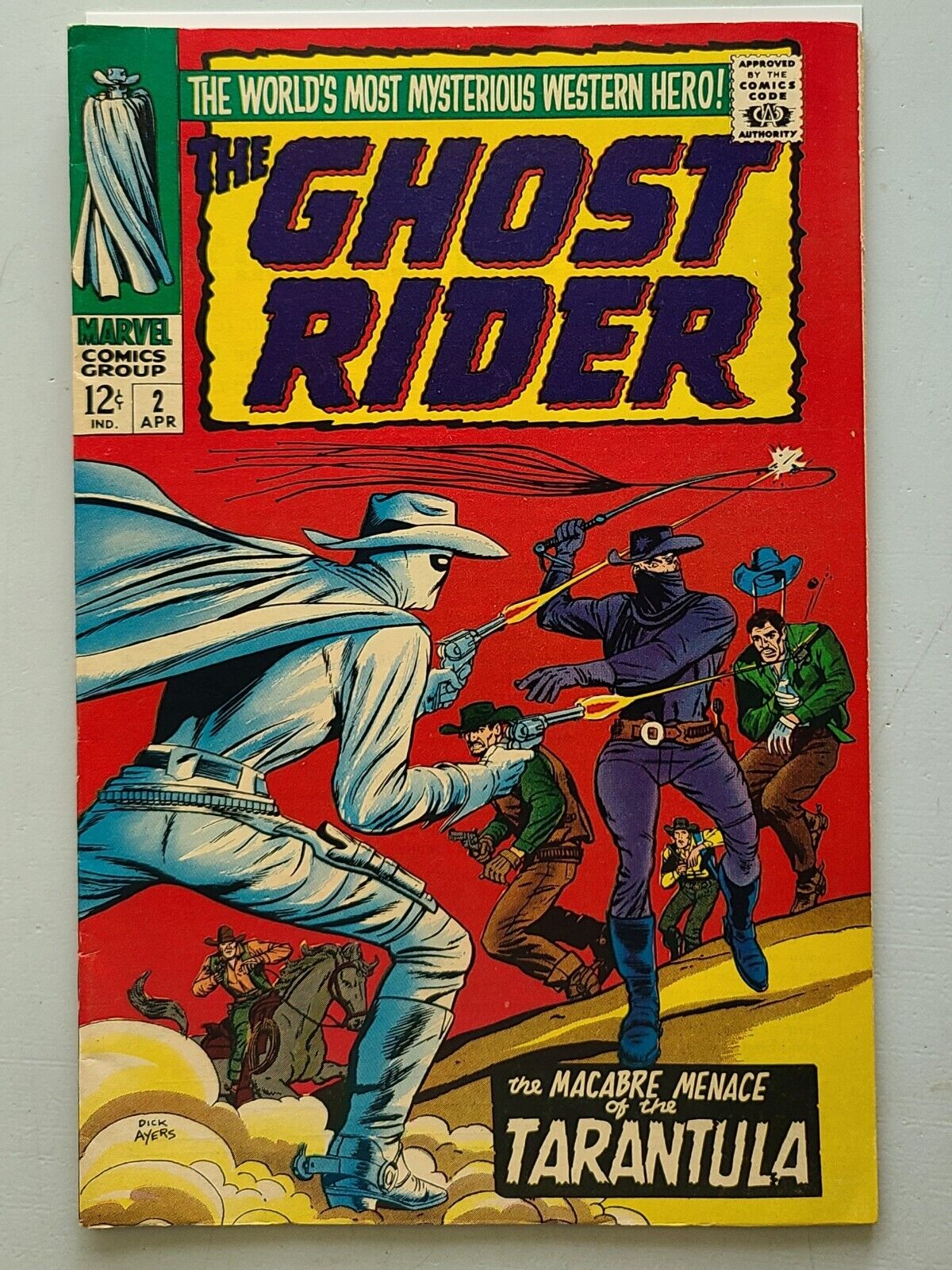 Ghost Rider(Carter Slade), Vol 1, No 2, April 1967-Marvel Western 1st Tarantula
