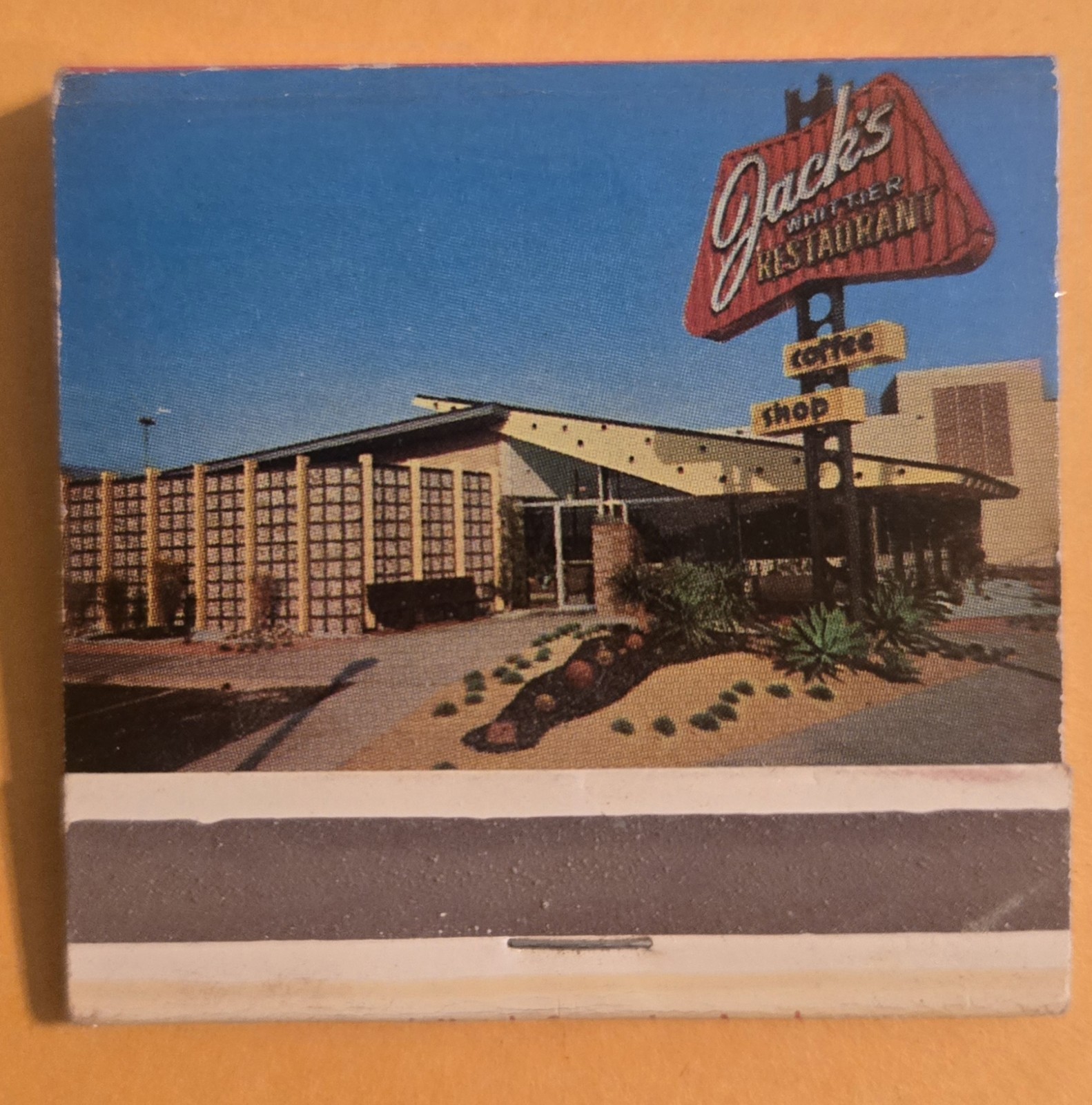 Jack's Beverly Fountain Whittier Blvd California Restaurant Unused Matchbook S26 Jack's Beverly Fountain Whittier Blvd California Restaurant Unused Matchbook S26