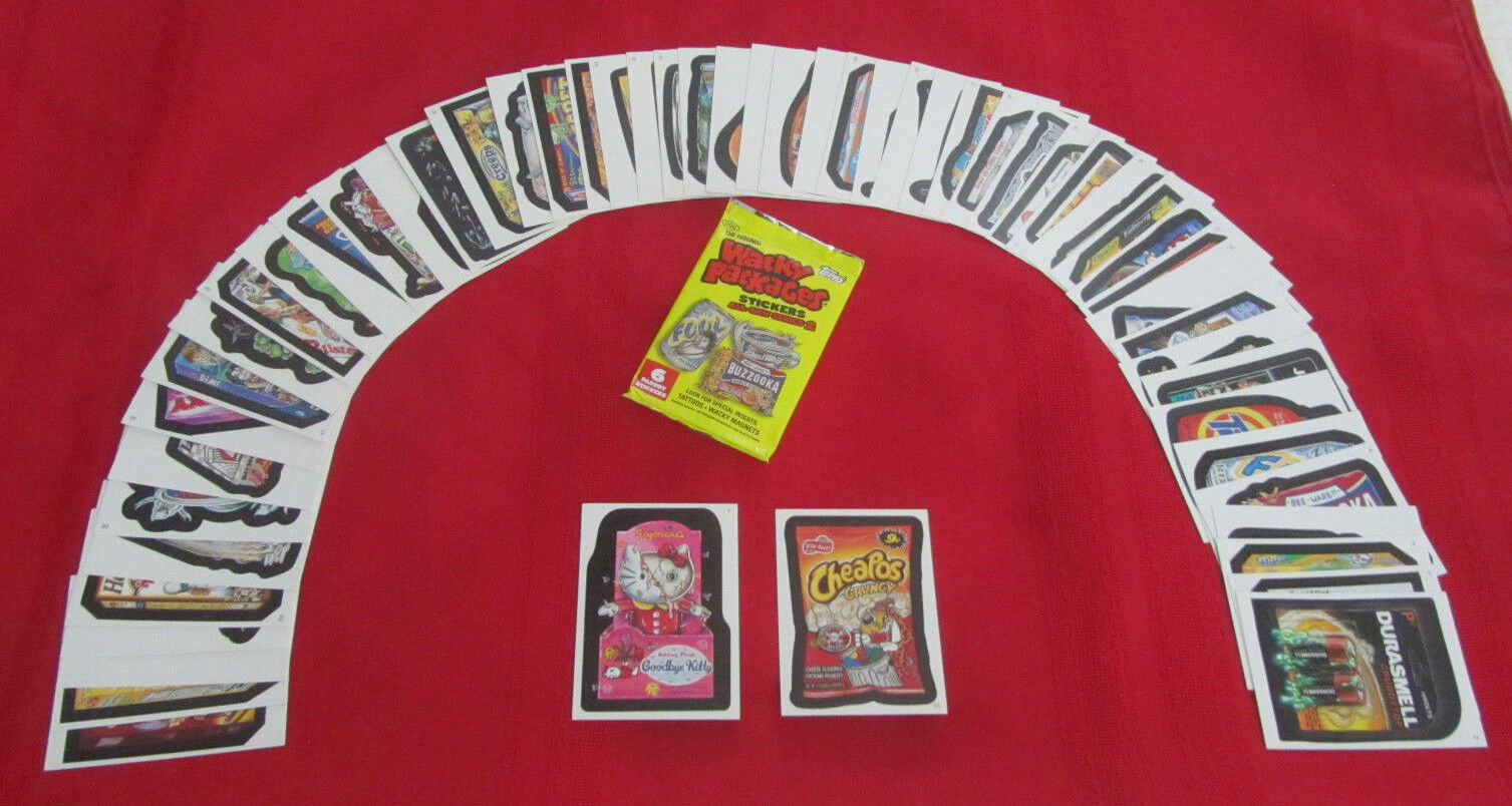 WACKY PACKAGES ALL NEW SERIES ANS2 COMPLETE SET 1-55     @@ PACK FRESH @@