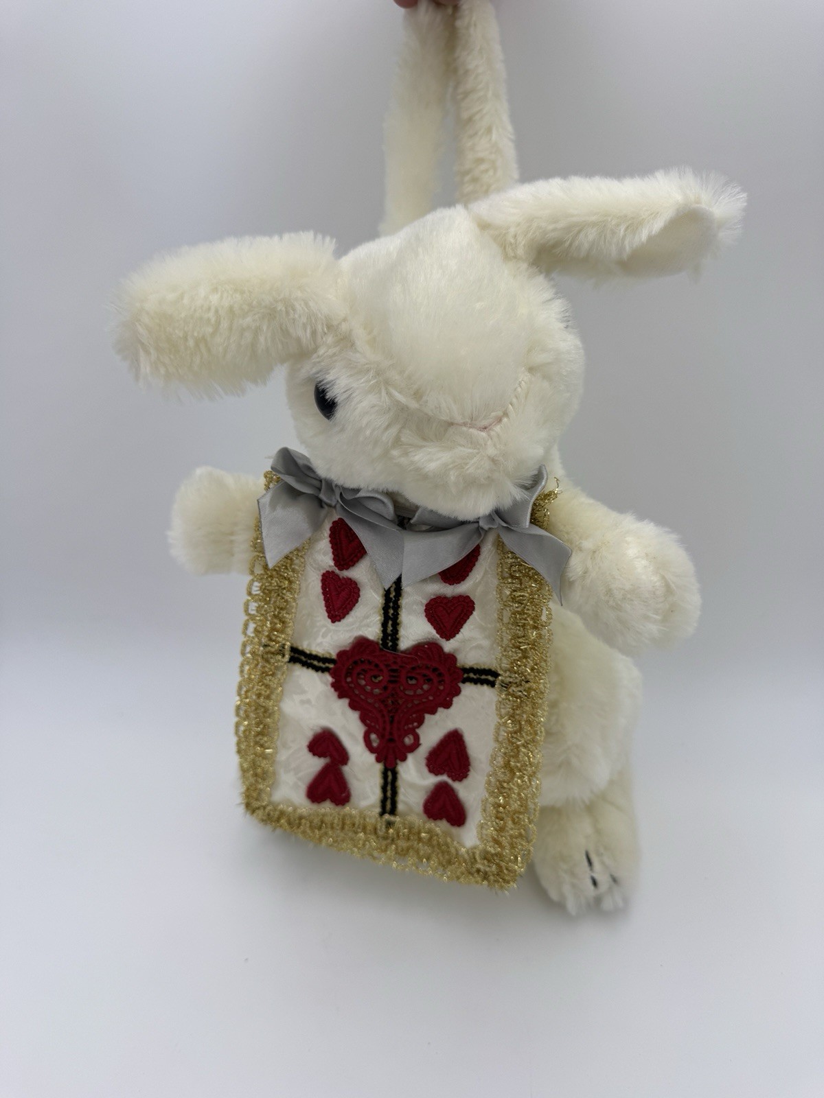 Plush Alice in Wonderland White Rabbit Purse 15