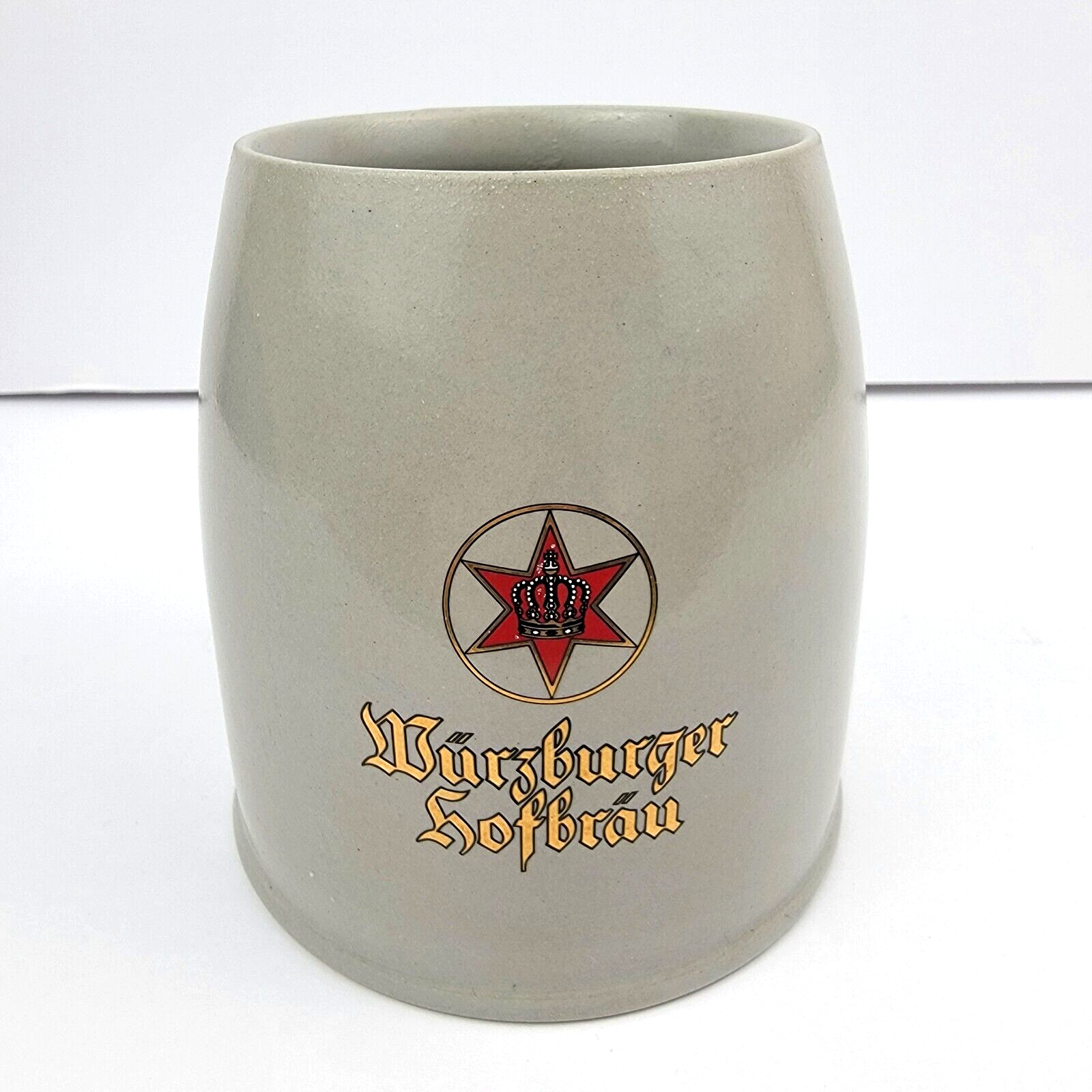 Vintage Wurzburger Hofbrau Rastal Beer Stein Mug 0.5L German Stoneware Cup RARE