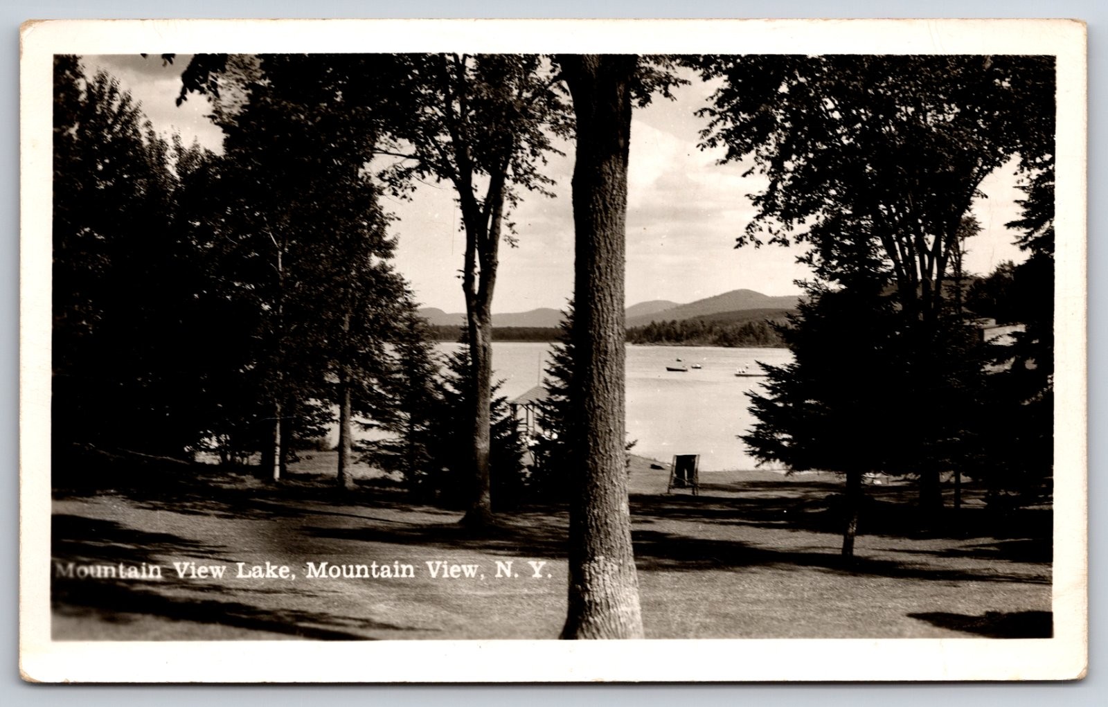 Mountain View Lake Mountain View New York Real Photo RPPC Mountain View Lake Mountain View New York Real Photo RPPC