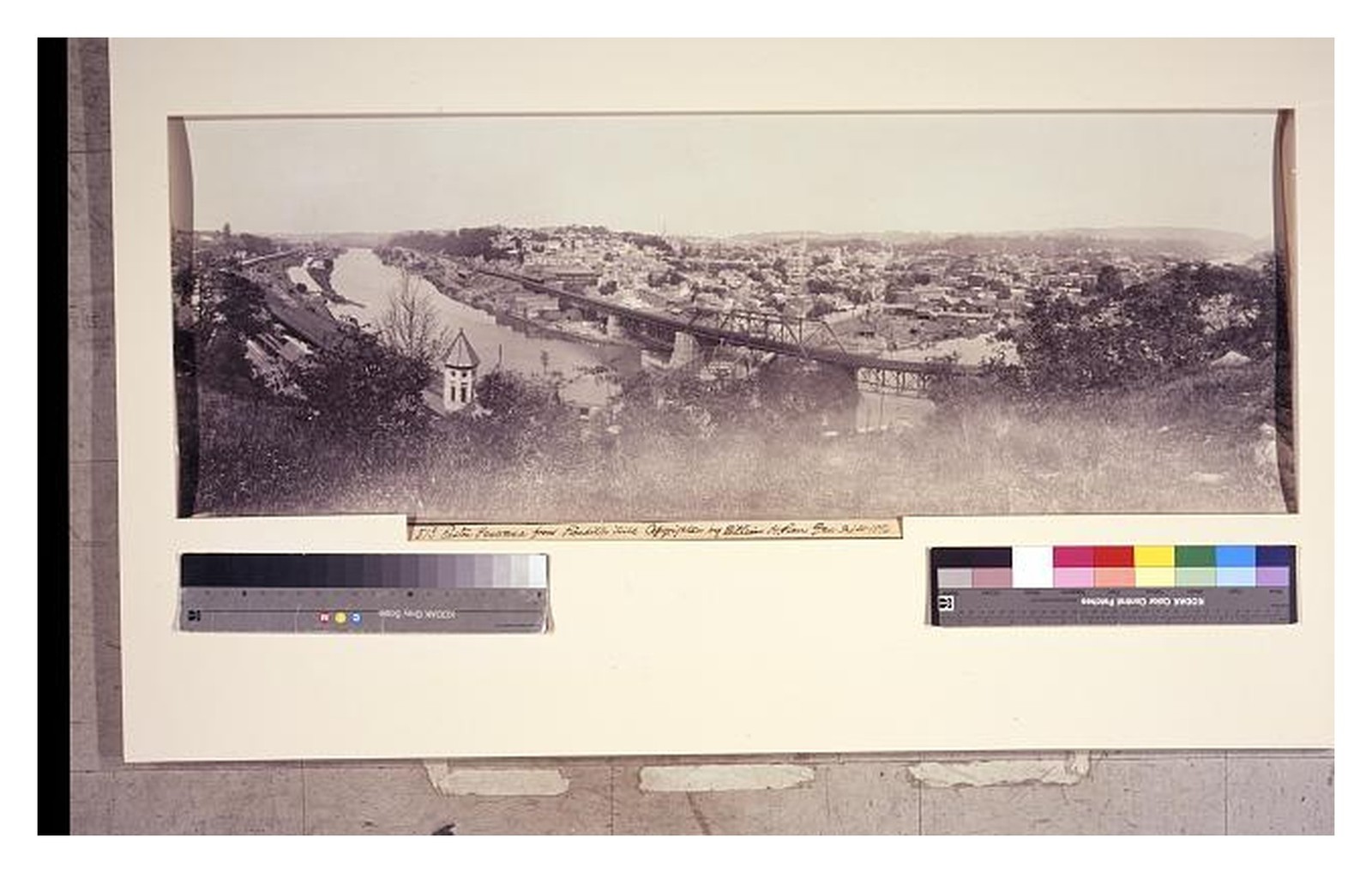 Easton Pennsylvania Panoramic View Standard Postcard