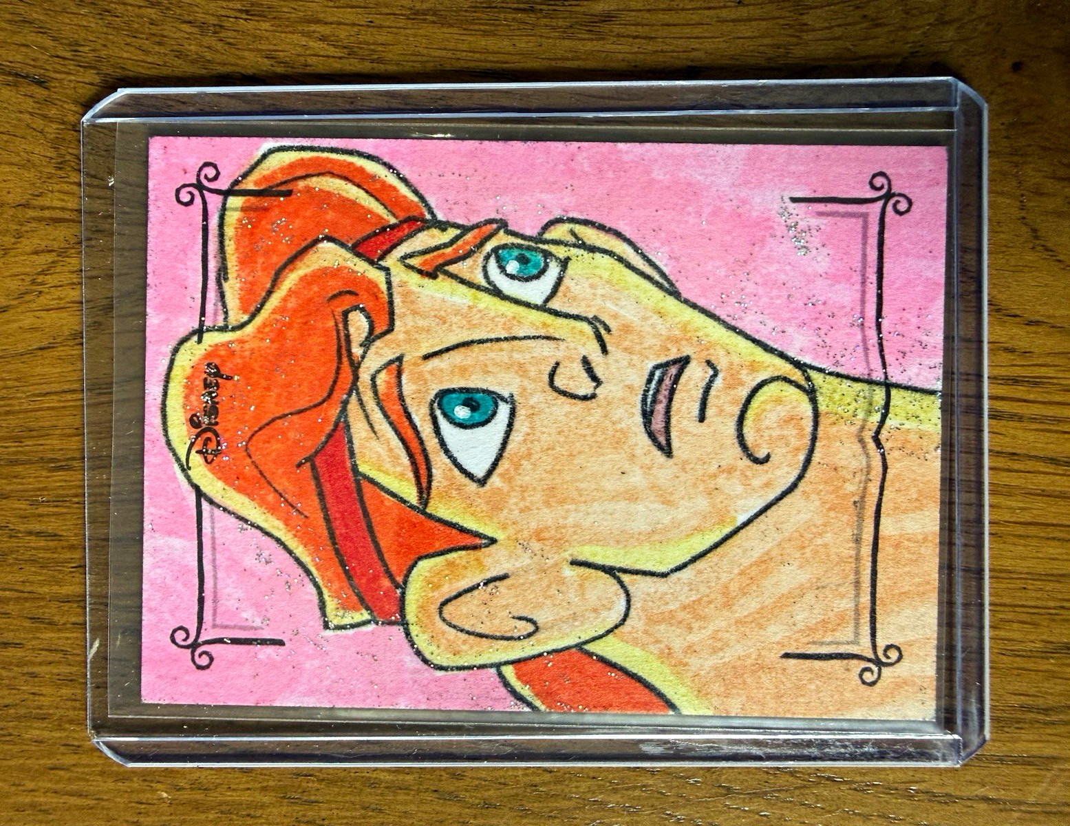 Topps Disney Wonder 2025 1/1 Sketch Card Hercules