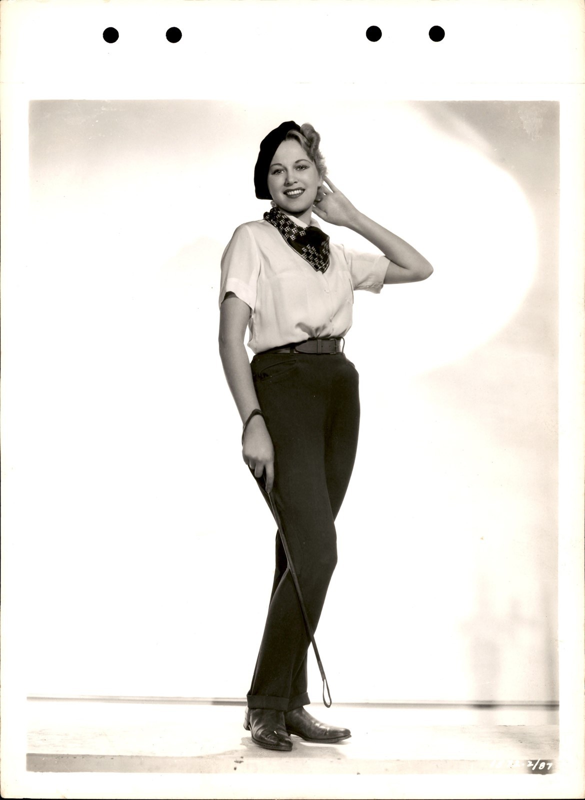 LD444 Original Keybook Photo UNKNOWN BEAUTIFUL ACTRESS 1935 \