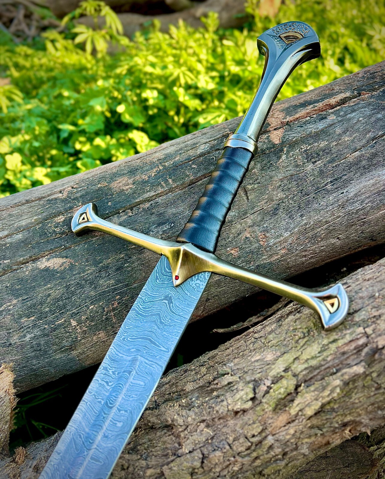 Custom Handmade Sword – Replica Sword, Hand-Forged Steel Sword, Wedding Gift\\