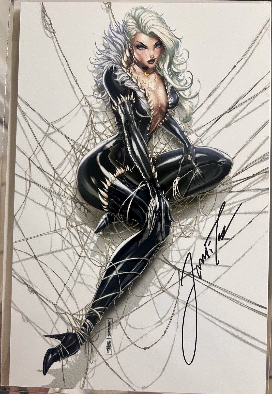 Devils Deviants 1 Metal Black Cat Signed Jamie Tyndall W/COA