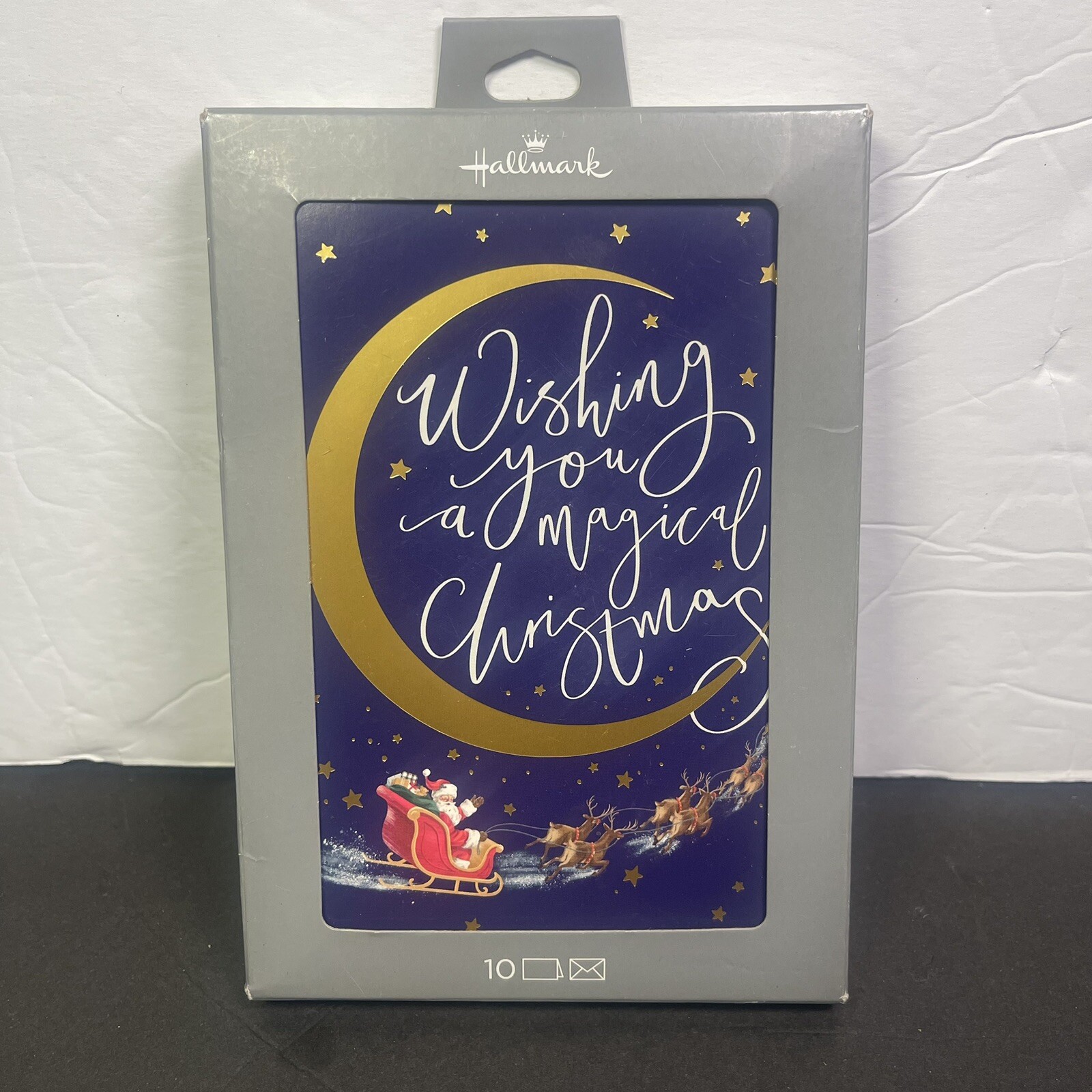 Hallmark “Wishing You A Magical Christmas” 10 Pack Of Christmas Cards Rare Set🎄