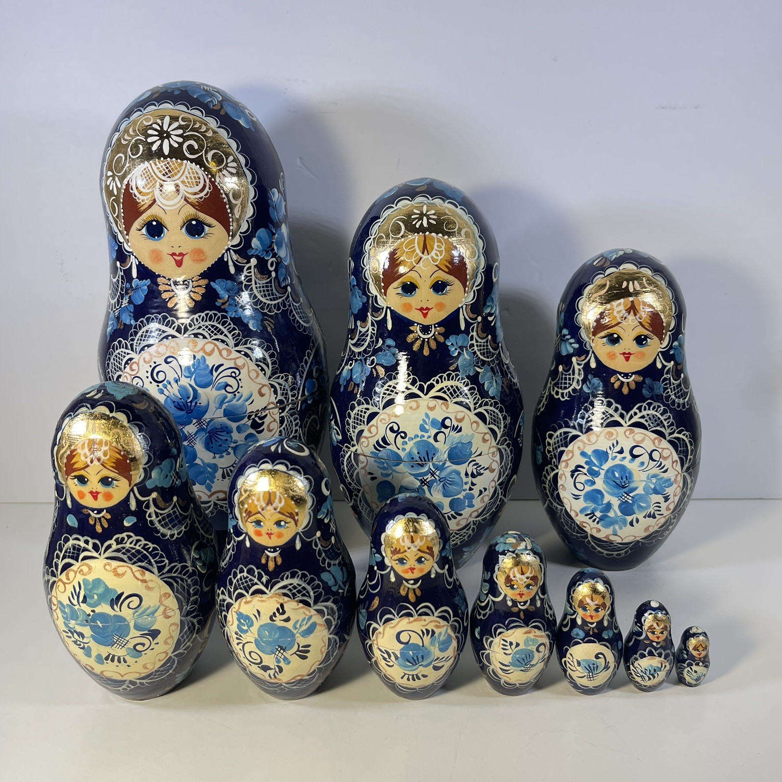 Matryoshka Nesting Doll 10 Piece Set from Sergiev Posad Region 