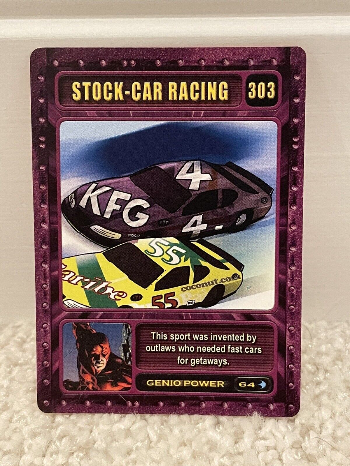 Stock Car Racing #303 Marvel Genio 2003 CCG Card